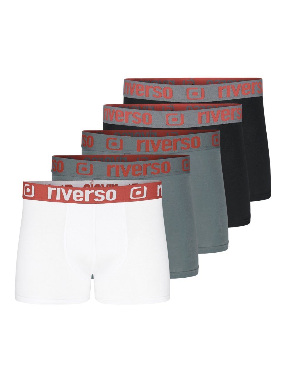 riverso Boxershorts RIVHarry (5-St) mit Stretch RVS/1/BCX5/R4 (Farbmix R4)