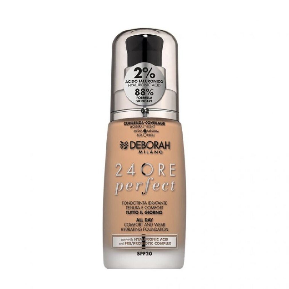 Deborah Milano Основа Fluid Makeup Basis Deborah True Beige 30ml Nº 02