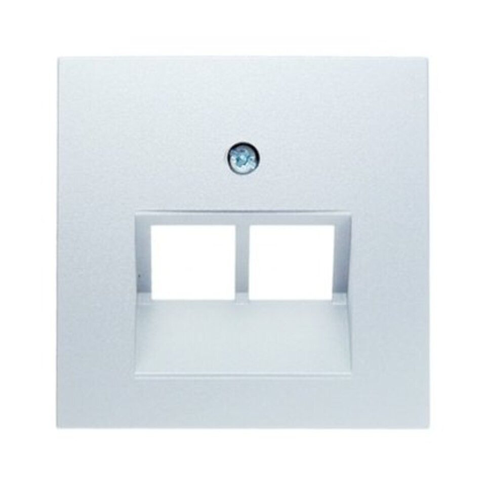 Berker Schalter Berker 14098989 Zentralstück f.UAE 2fach S.1 polarweiß glänzend