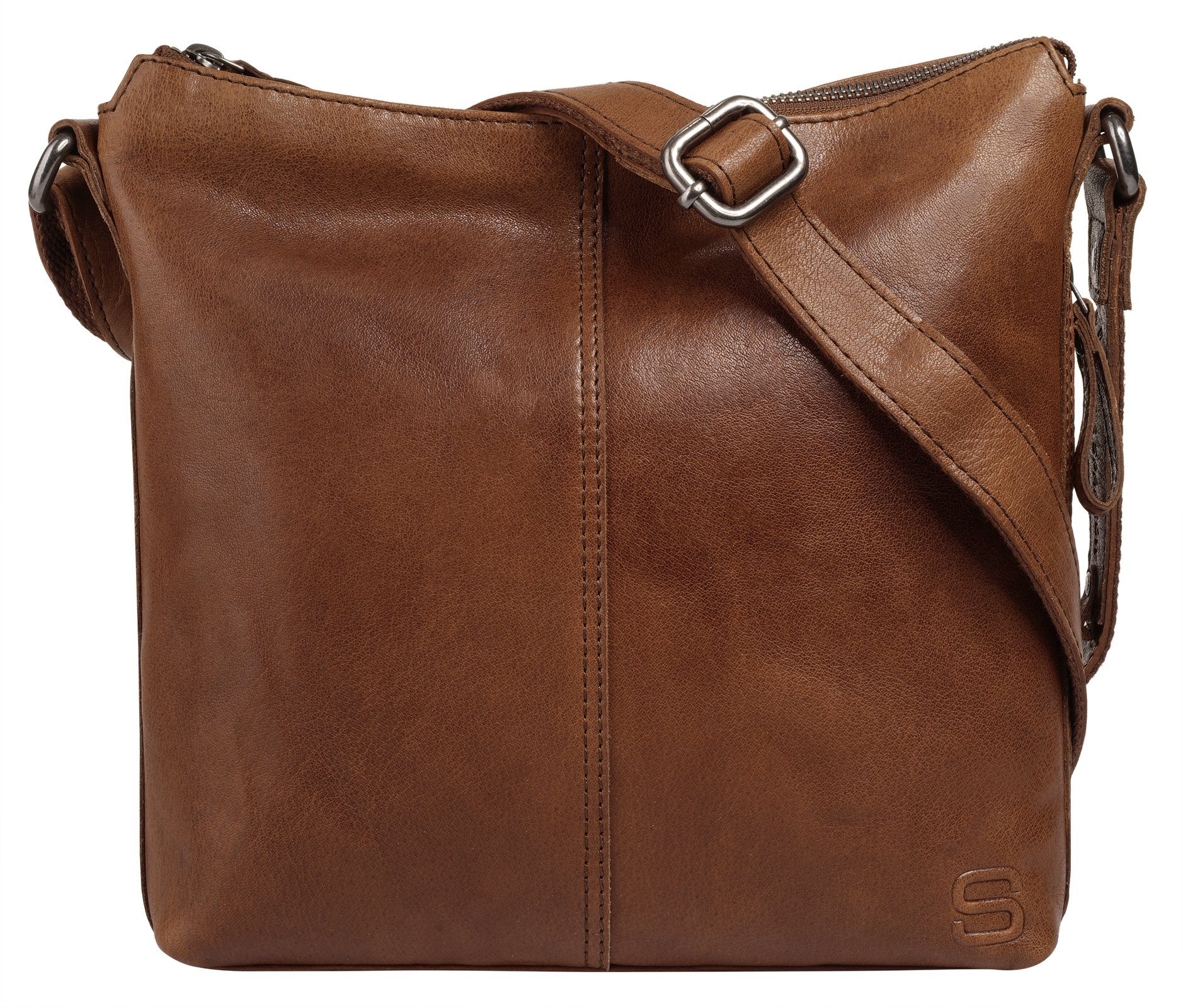 Spikes & Sparrow Umhängetasche, echt Leder günstig online kaufen