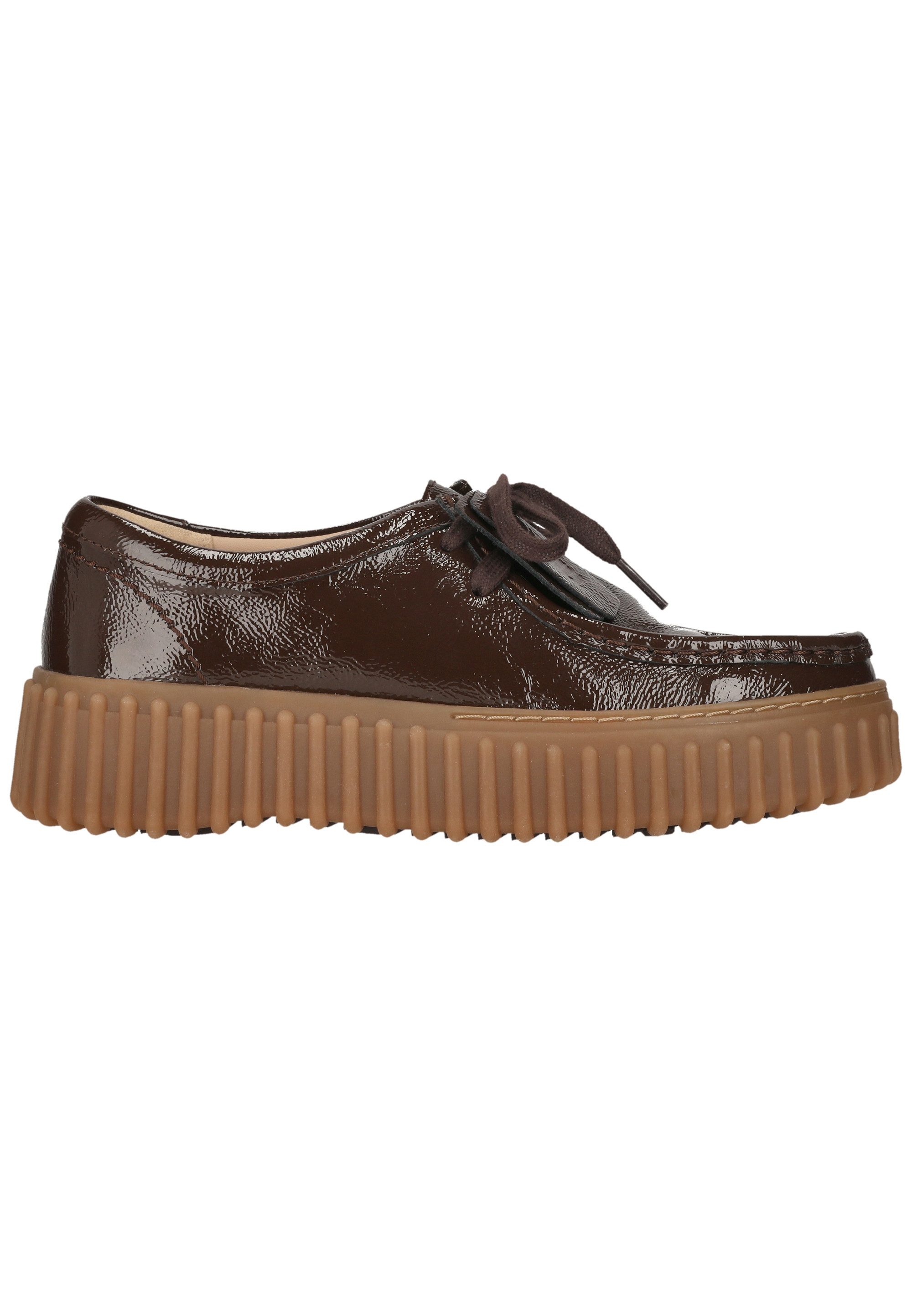 Clarks Torhill Bee Schnürschuh mit stromlinienförmigem Schnürdesign