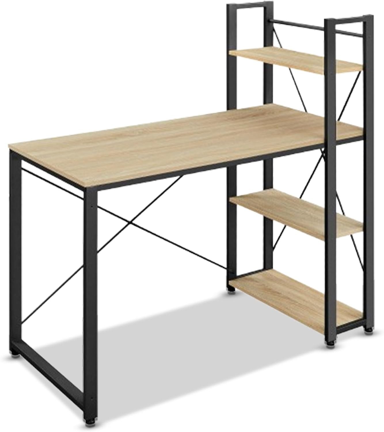 Best for Home Schreibtisch – Moderner Sonoma – Stilvoll für Büro & Home (Einzelartikel, 1-St., Einzelartikel), Modernes Sonoma-Design, Stabil & langlebig, Vielseitig einsetzbar