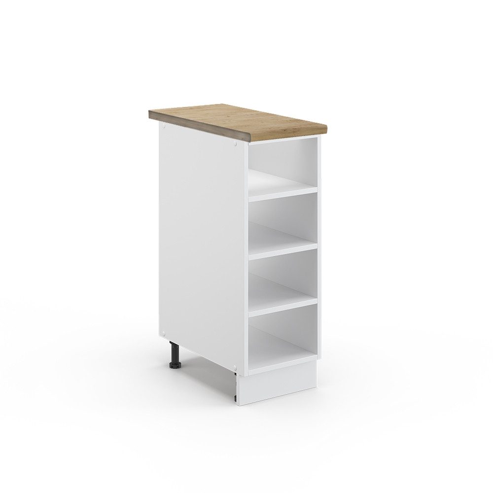 Vicco Unterschrank Fame-Line, Weiß/Weiß, 30 cm, günstig online kaufen