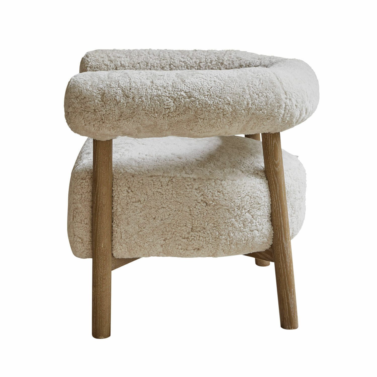 Mirabeau Esszimmerstuhl Sessel Cedarbrook creme/braun