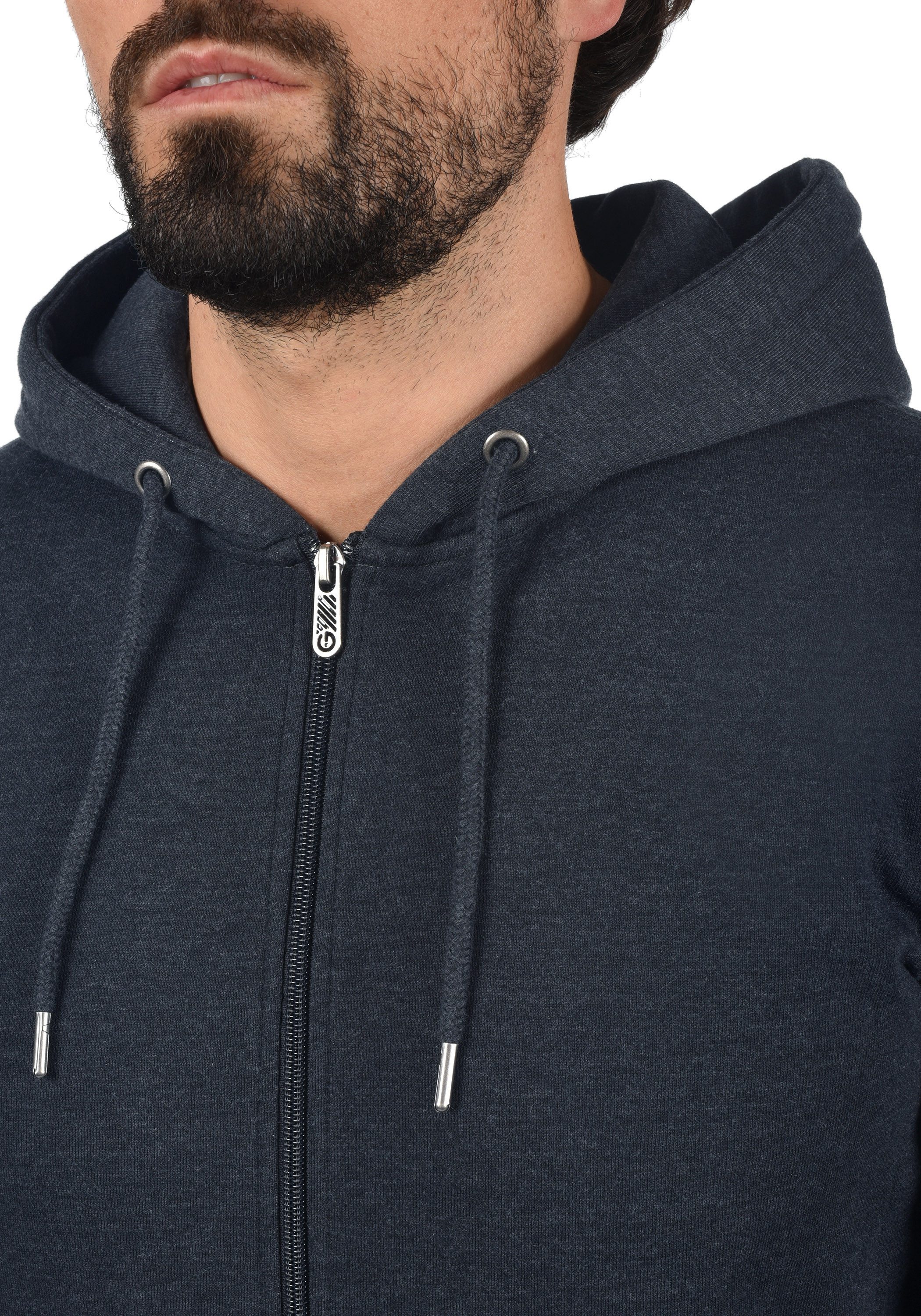 !Solid Kapuzensweatjacke SDBerti Zip-Hood Sweatshirtjacke mit weicher Fleece-Innenseite