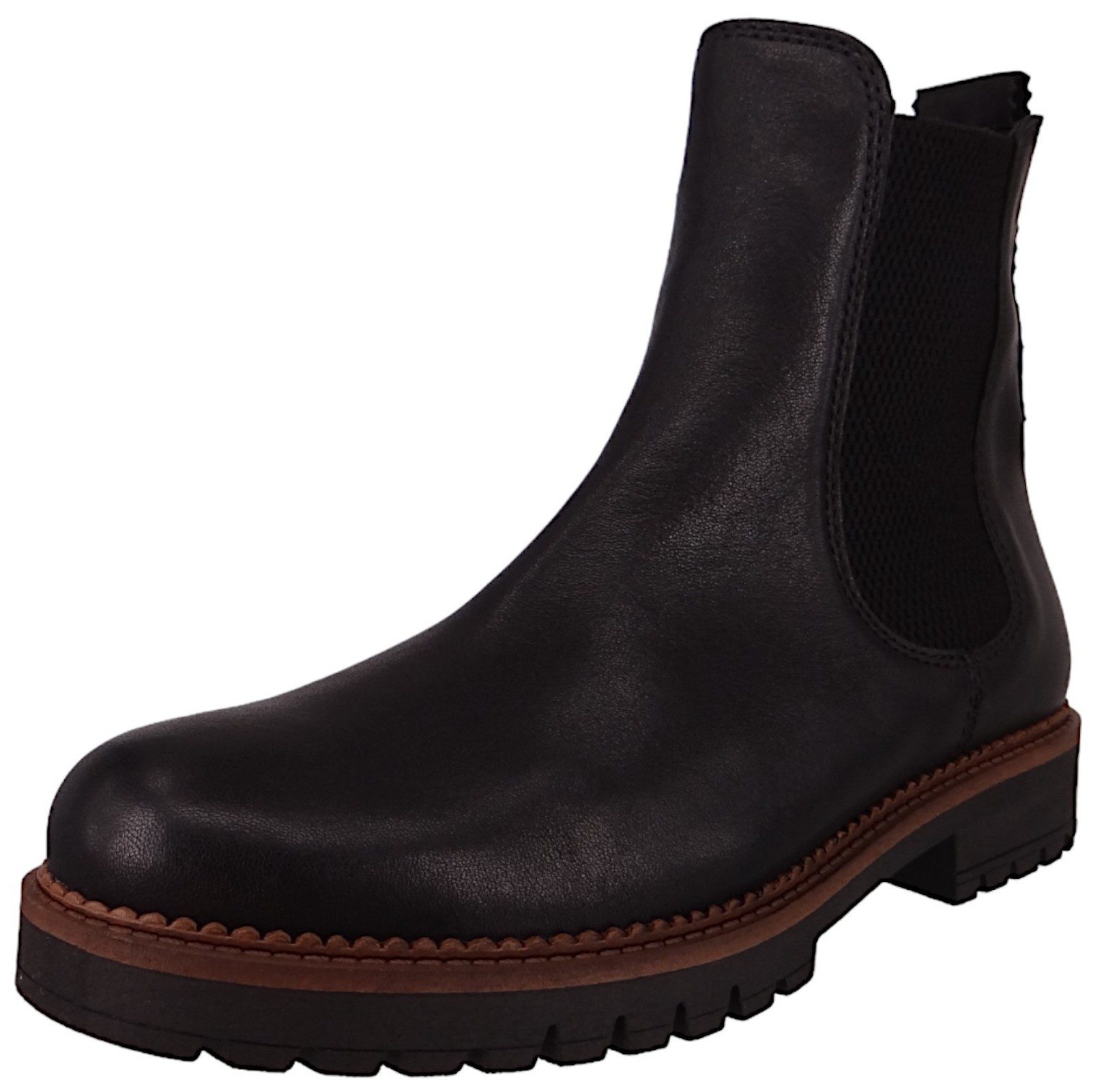 Gabor 52.721 57 Schwarz/Blau Stiefelette