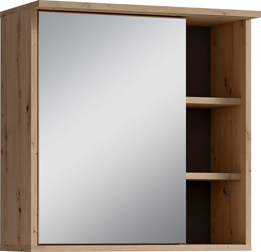 byLIVING Spiegelschrank Wellness (1-St) 60cm Badschrank mit LED-Leuchte, gr günstig online kaufen