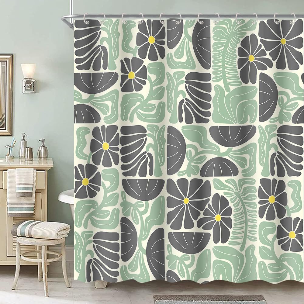 Coonoor Duschvorhang Boho Duschvorhang mit abstraktem, günstig online kaufen