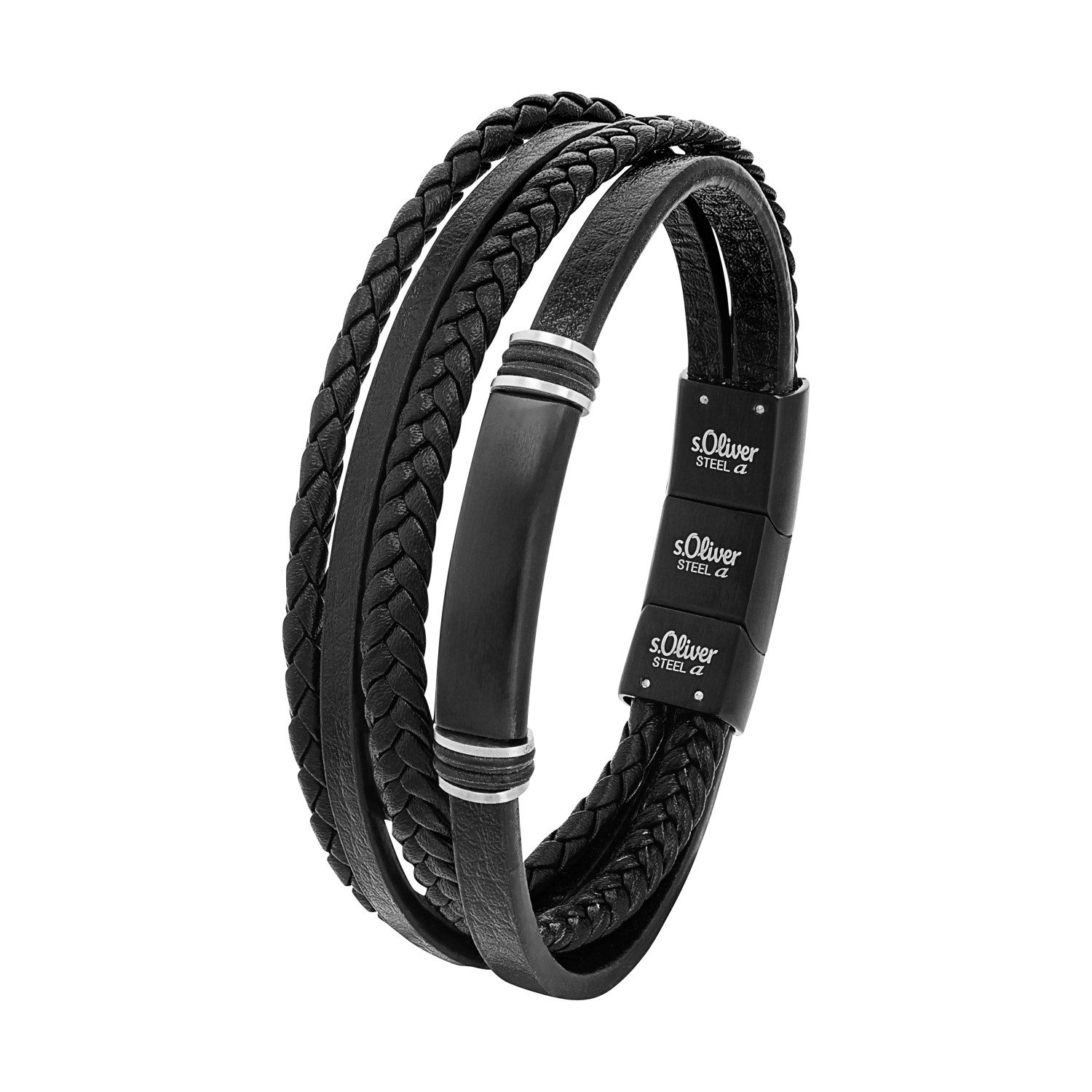 s.Oliver Armband s.Oliver Armband für Herren, Edelstahl (Armband, 1-tlg)