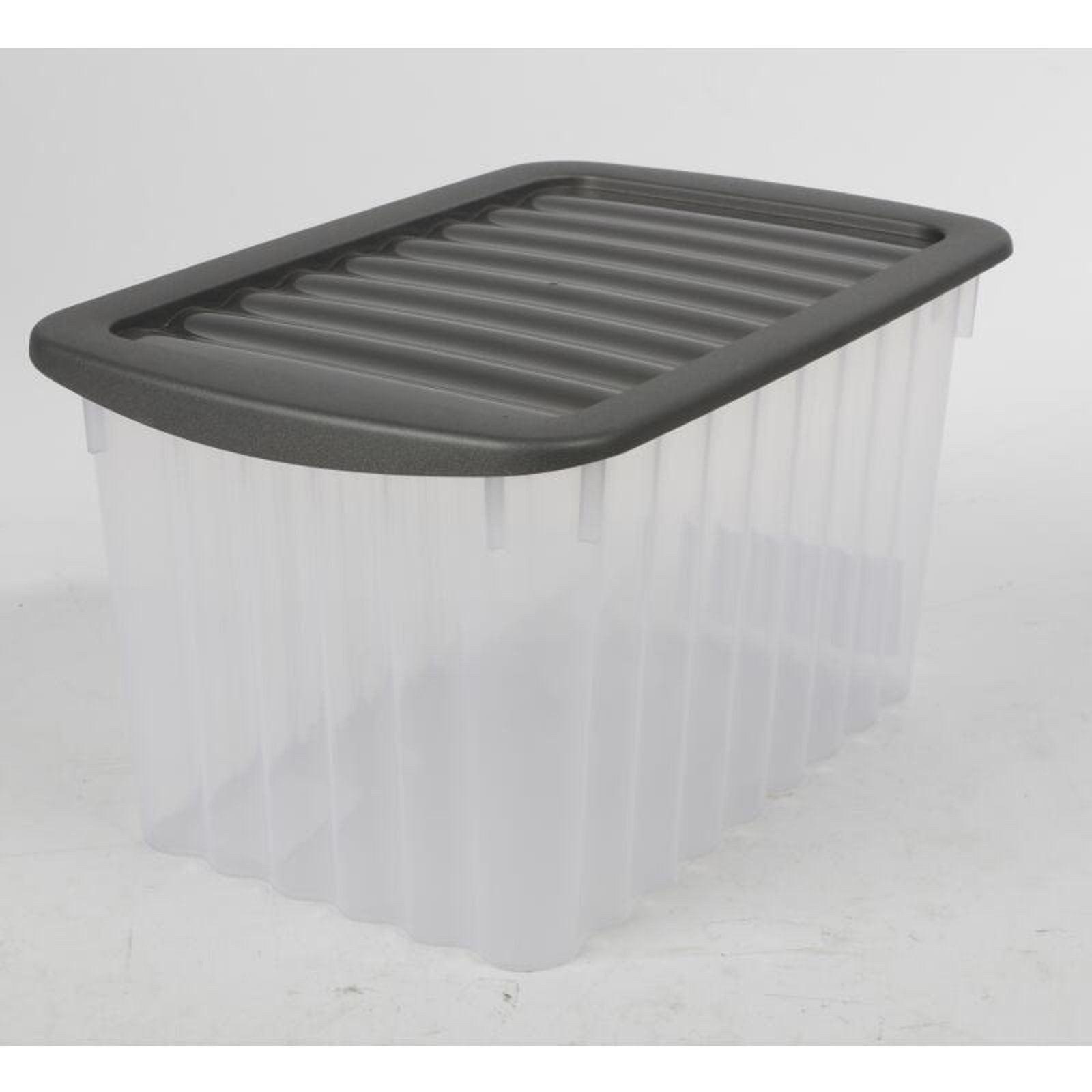 Jelenia Plast Aufbewahrungsbox Wellenbox mit Deckel 30x20x16cm 5,5L Aufbewahrungsbox Spielzeugbox
