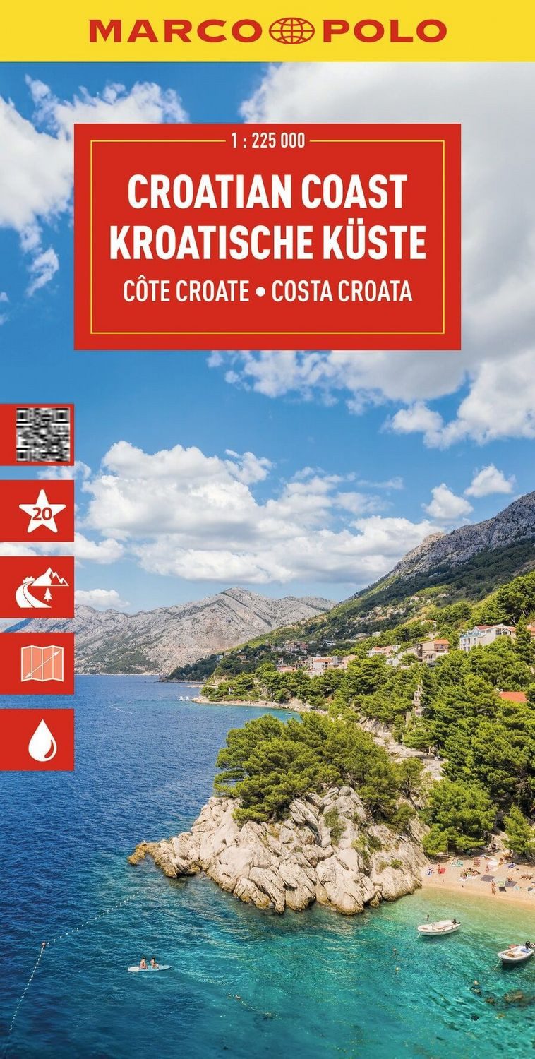 MARCO POLO Reisekarte Kroatische Küste 1:225.000 / Marco Polo