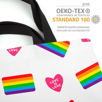 VOID Henkeltasche (1-tlg), Pride Love is Love LGBTQ Gleichheit Partner Gay pride flag parade clu