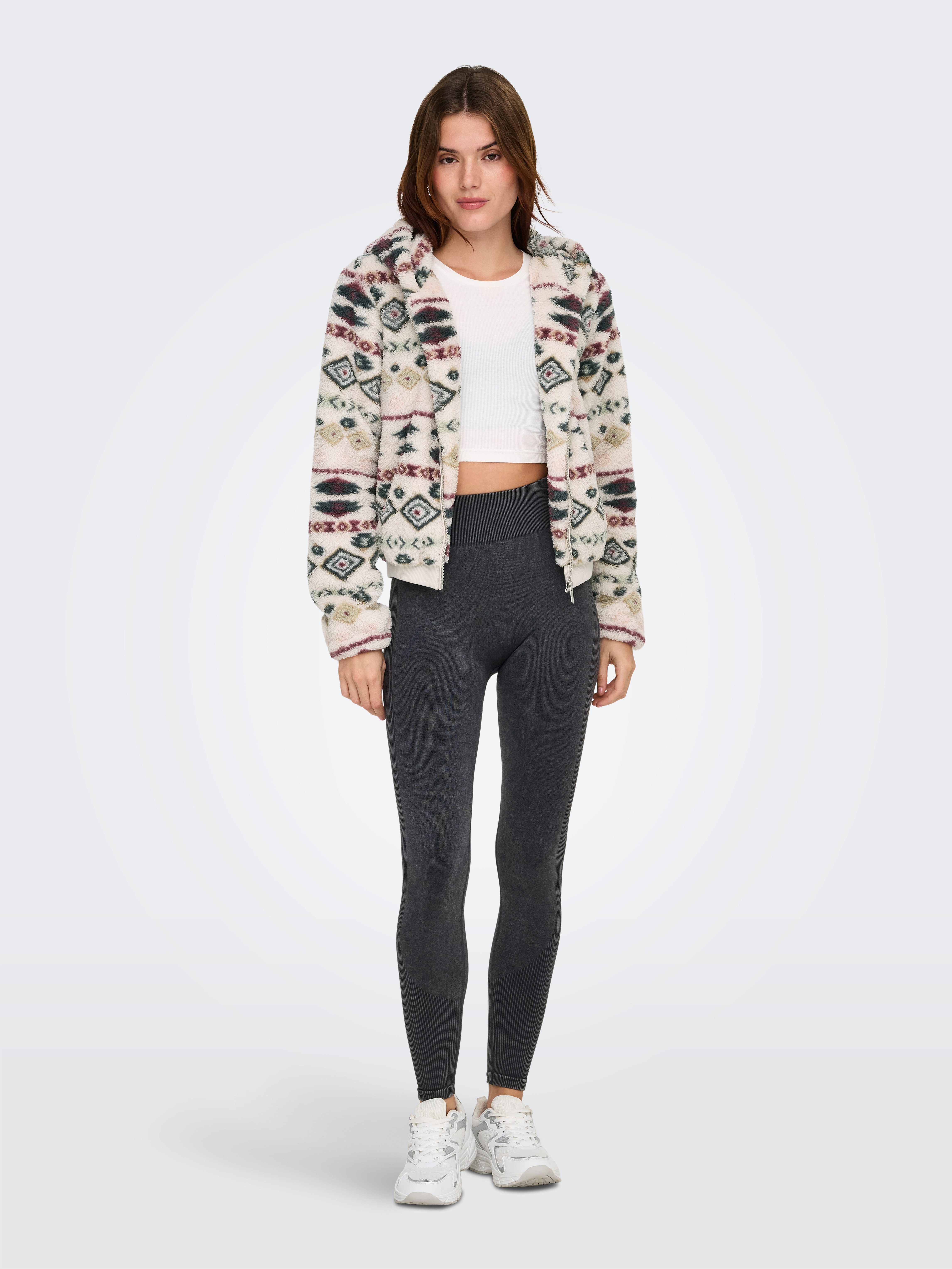 ONLY Outdoorjacke ONLANNA CONTACT AOP HOOD JACKET OTW CS