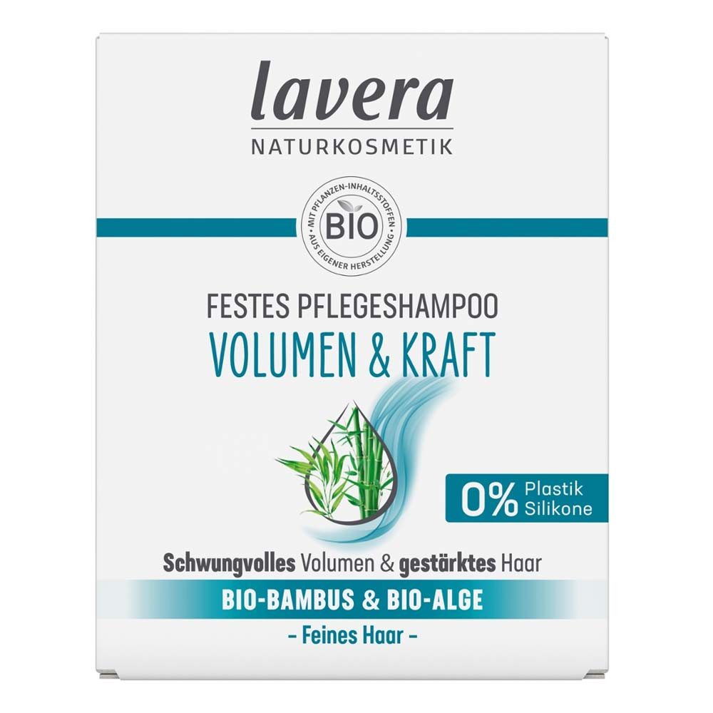 lavera Haarseife Volumen & Kraft - Festes Pflegeshampoo 50g