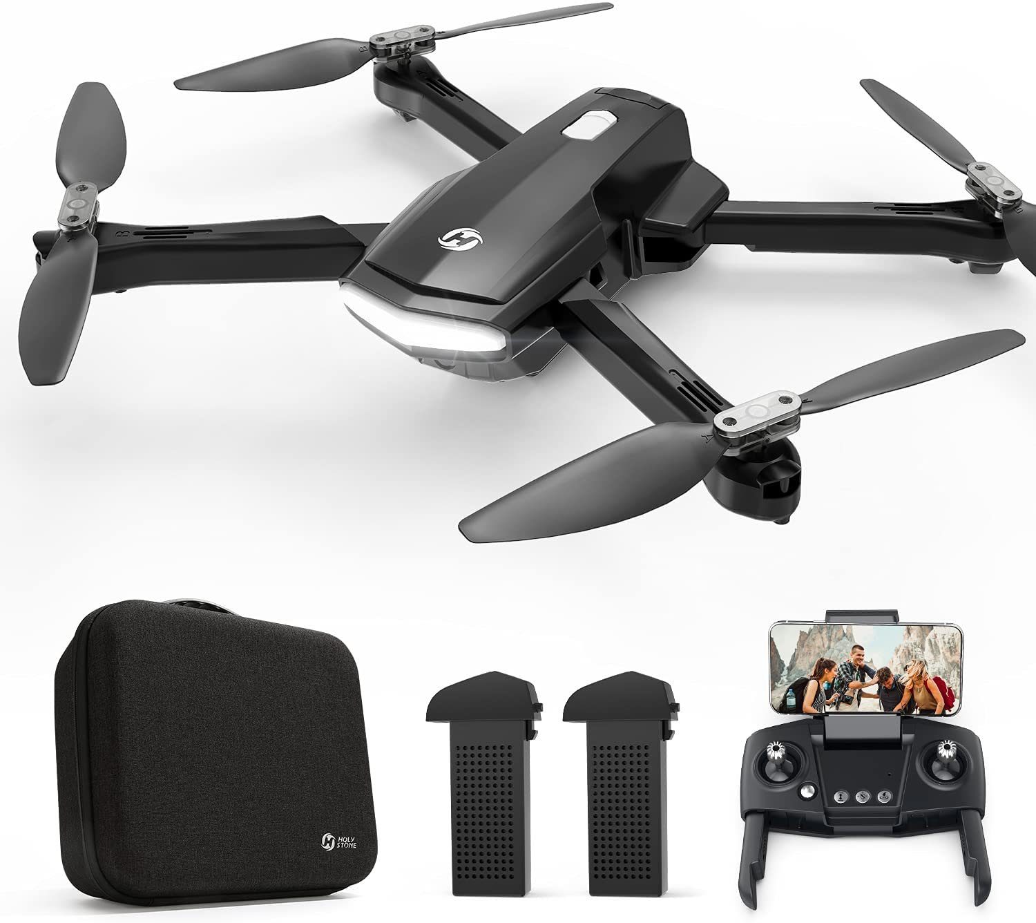 Fangqi »Holy Stone HS260 Faltbare Drohnen-WLAN-Kamera 1080P HD RC  Quadrocopter 2 Batterien, maximale Flugdistanz 100 m, mit Tragetasche,  geeignet für Anfänger, Geschenke für Kinder und Erwachsene« Drohne online  kaufen | OTTO
