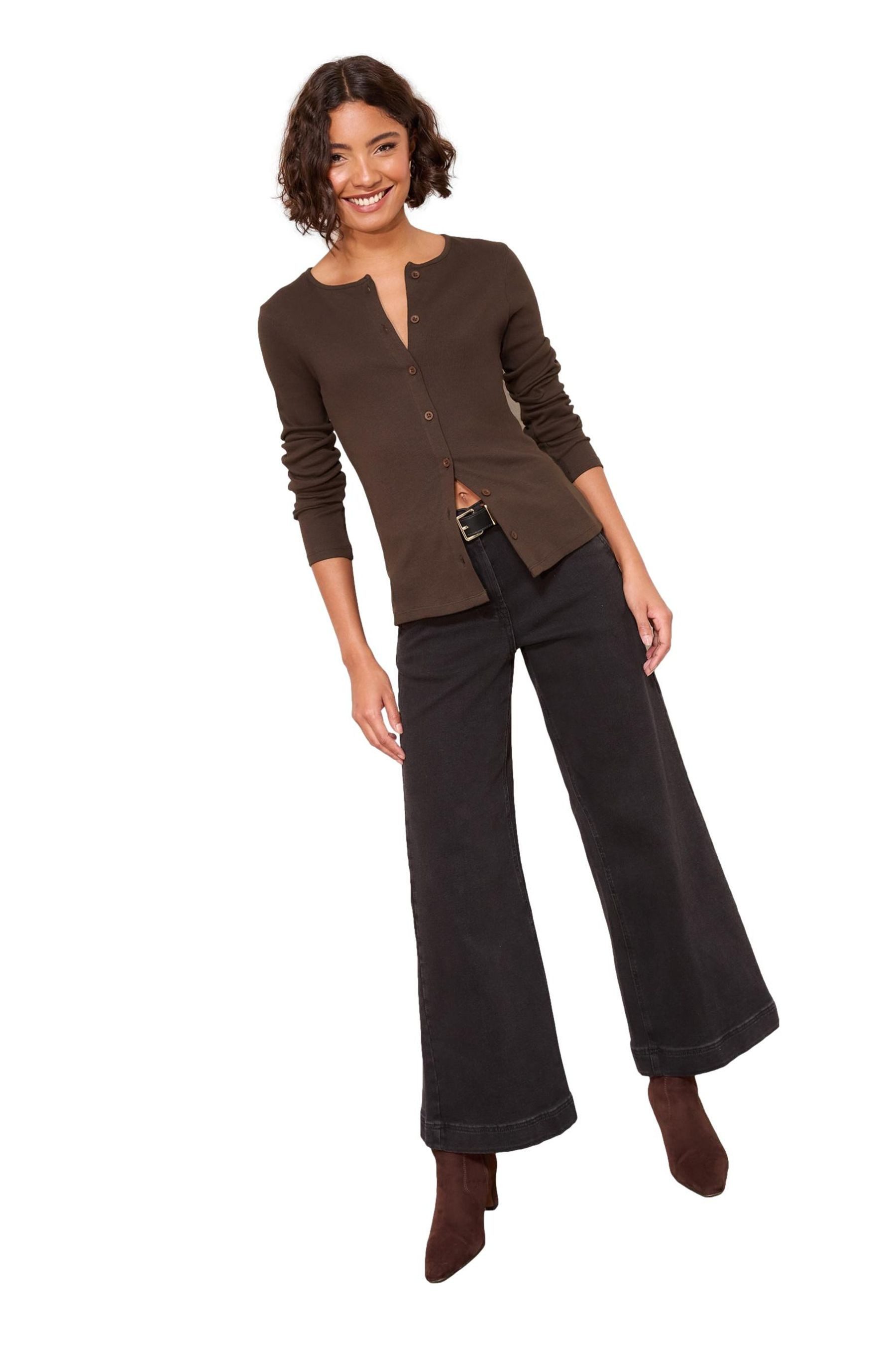 Friends Like These Langarmbluse Friends Like These Geknöpftes Top (1-tlg) günstig online kaufen