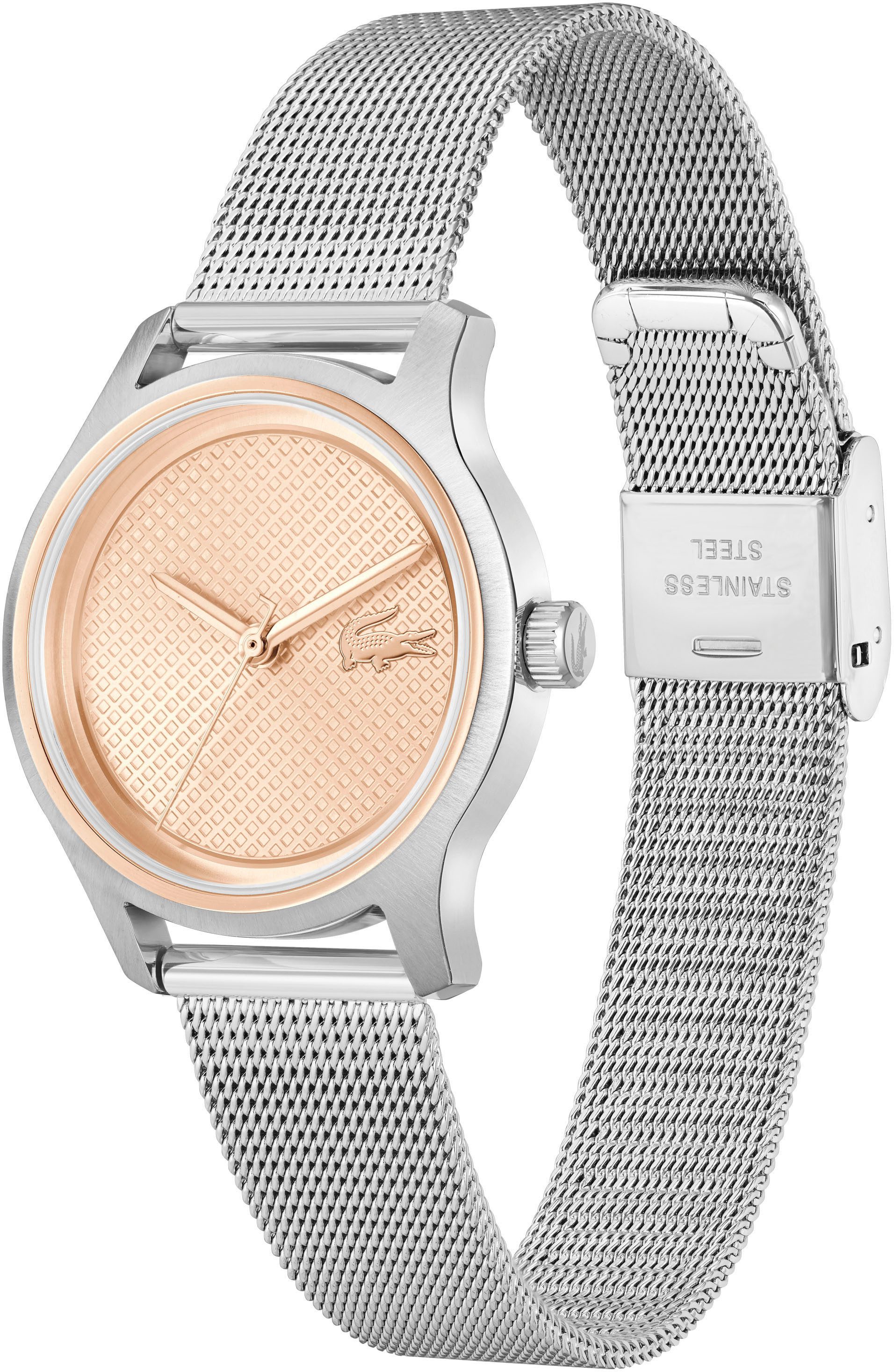 Lacoste Quarzuhr ELYSE 2001390, Armbanduhr, Damenuhr, Edelstahlarmband, ana günstig online kaufen