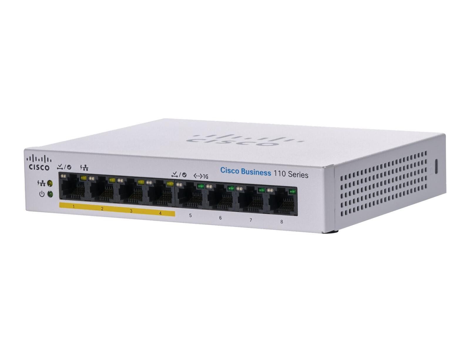 Cisco CBS110-8PP-D-EU Netzwerk-Switch