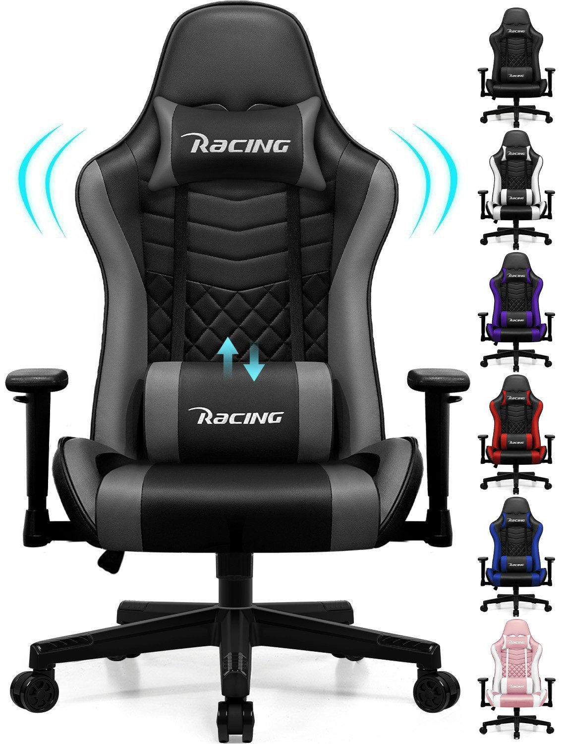 Hiazurm Gaming-Stuhl Gaming Stuhl, Bürostuhl Ergonomisch, Gaming Chair (Erg günstig online kaufen