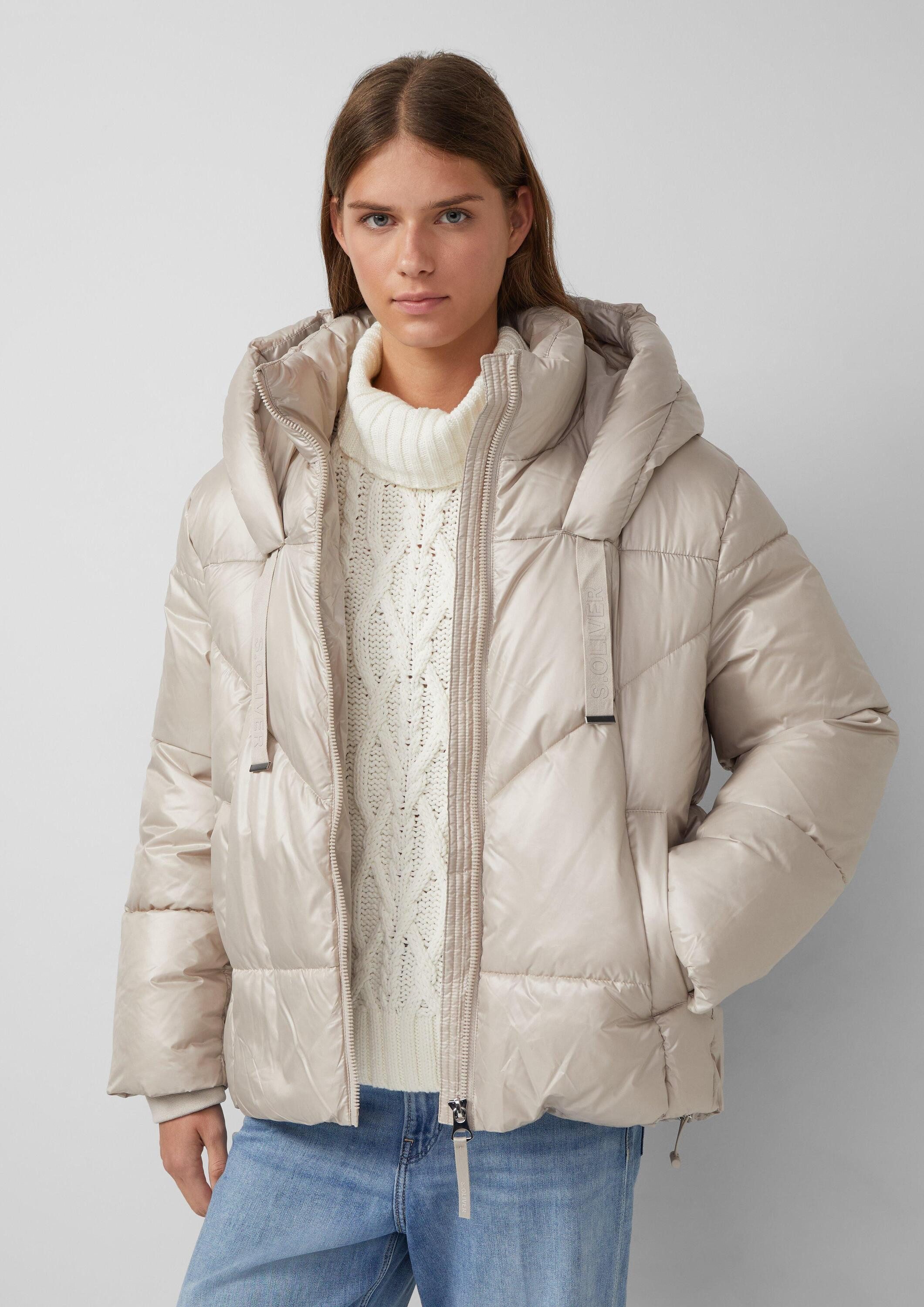 s.Oliver Winterjacke Outdoor-Jacke Gesteppte Puffer-Jacke mit Weitenregulie günstig online kaufen