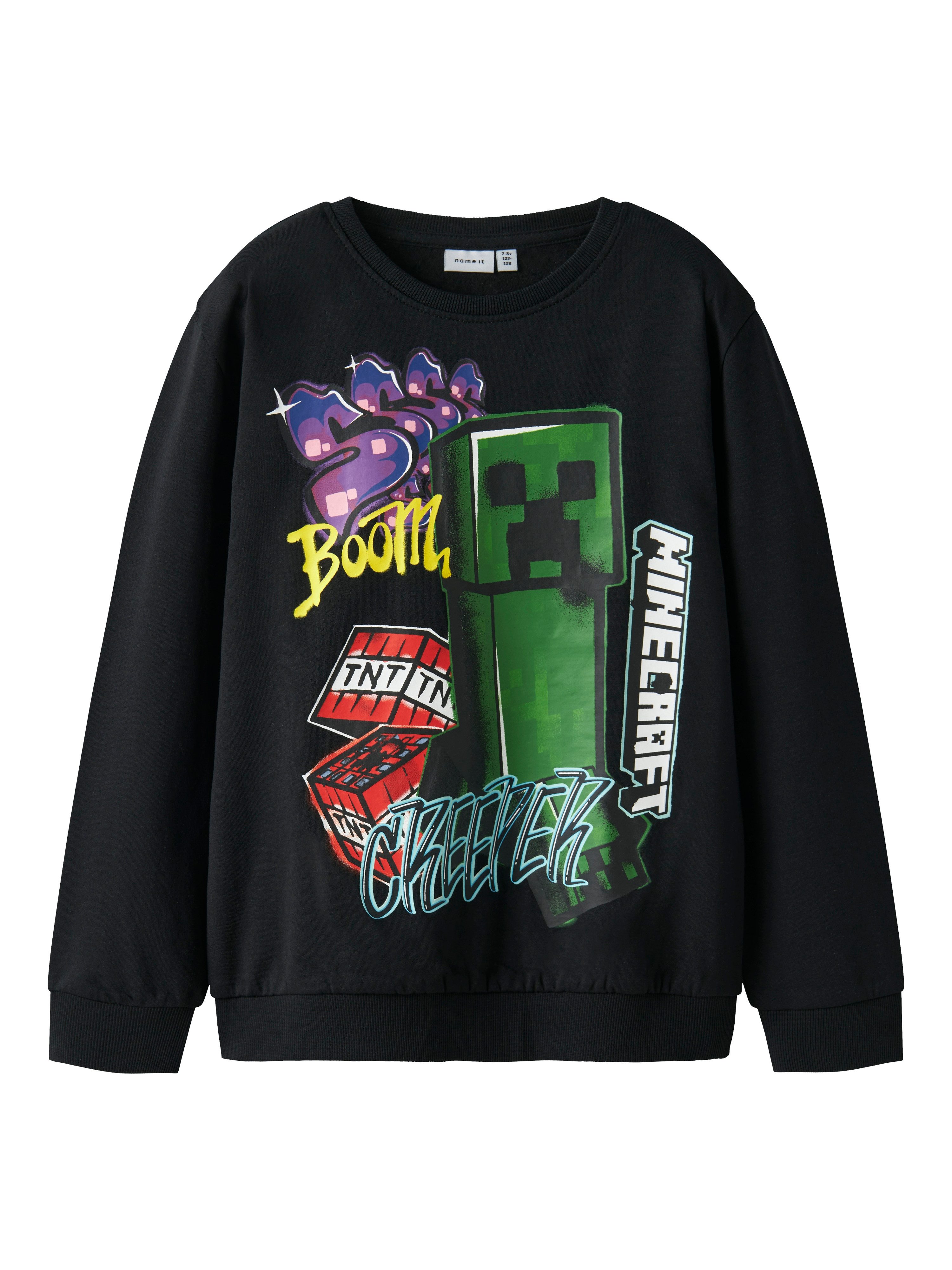 Sweatshirt NKMDAI MINECRAFT NREG SWEAT BRU NOOS BFU