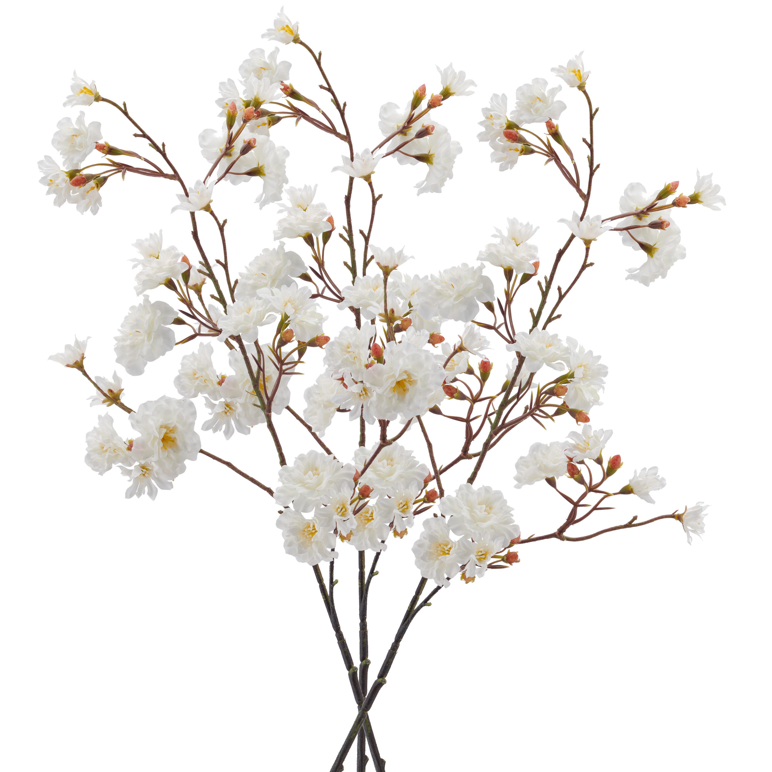 Kunstzweig Kirschblütenzweig, Creativ green, Höhe 80 cm, mit traumhaft schönen Blüten