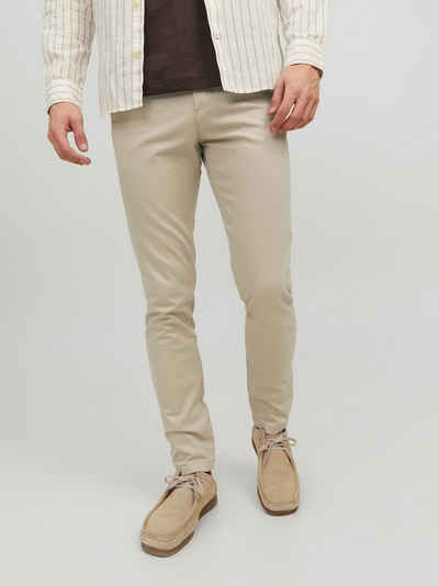 Jack & Jones Chinohose Chino Hose Stretch Pants Slim Fit JPSTMARCO JJBOWIE 5121 in Beige