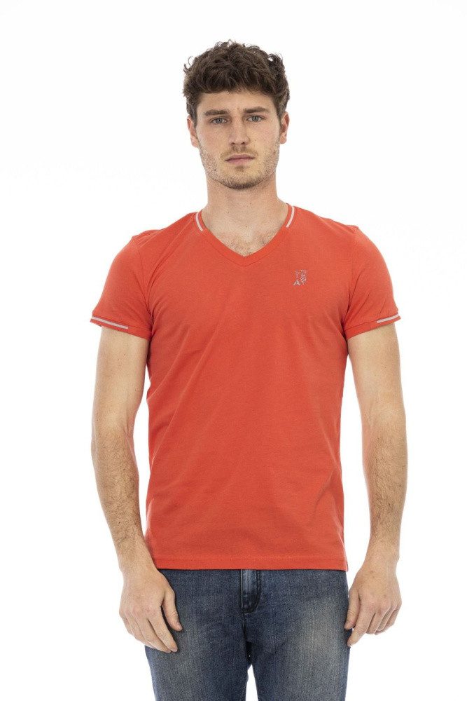 Trussardi Black Cotton Men T-Shirt