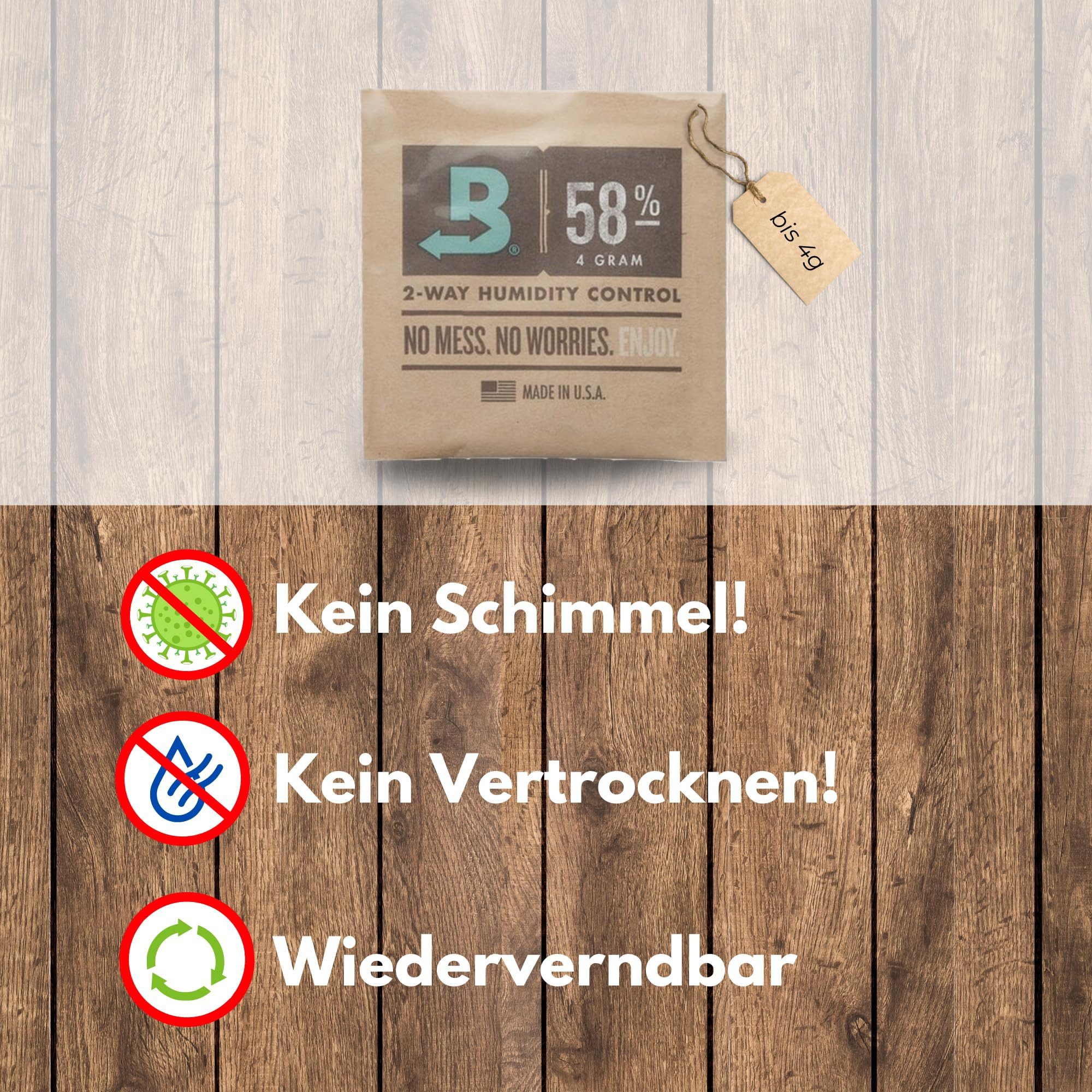 TronicXL Luftentfeuchter-Nachfüllpack 8 x Größe 4 I 58% Boveda Cannabis Gro günstig online kaufen