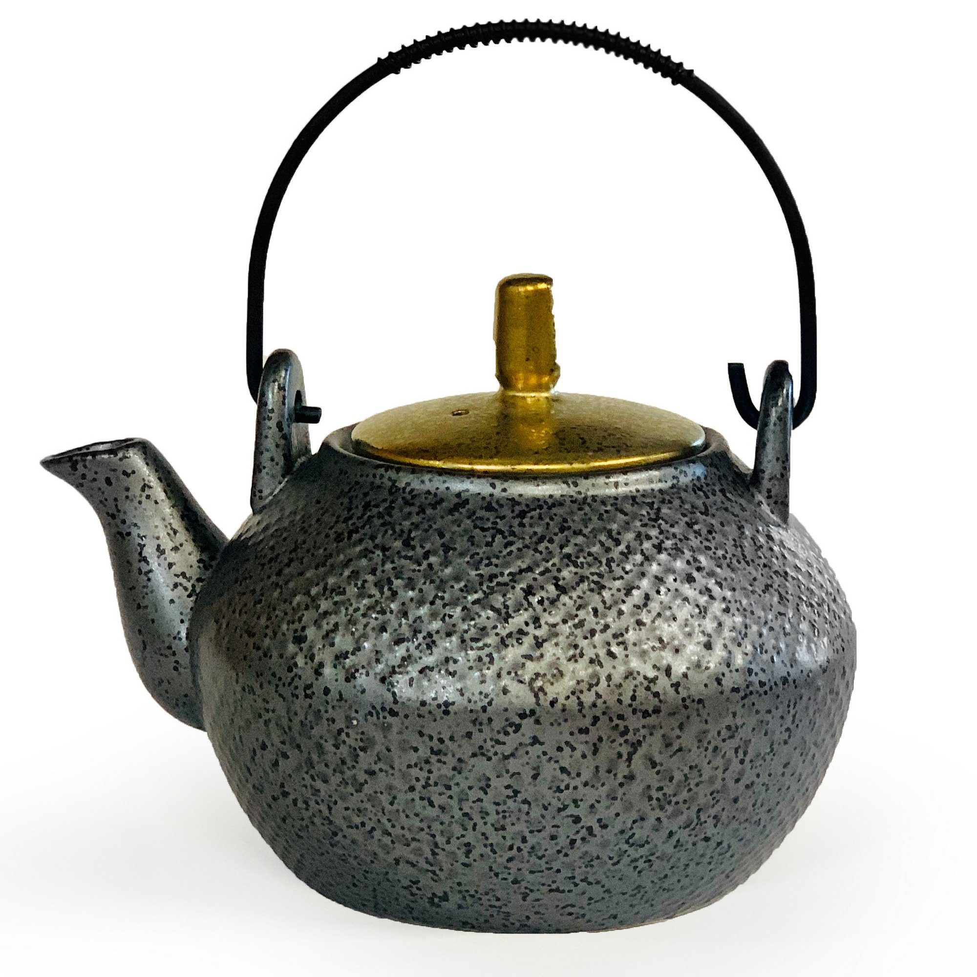 Werner Voß Teekanne Werner Voß Teekanne Ceylon Assam gold Porzellan/Metall