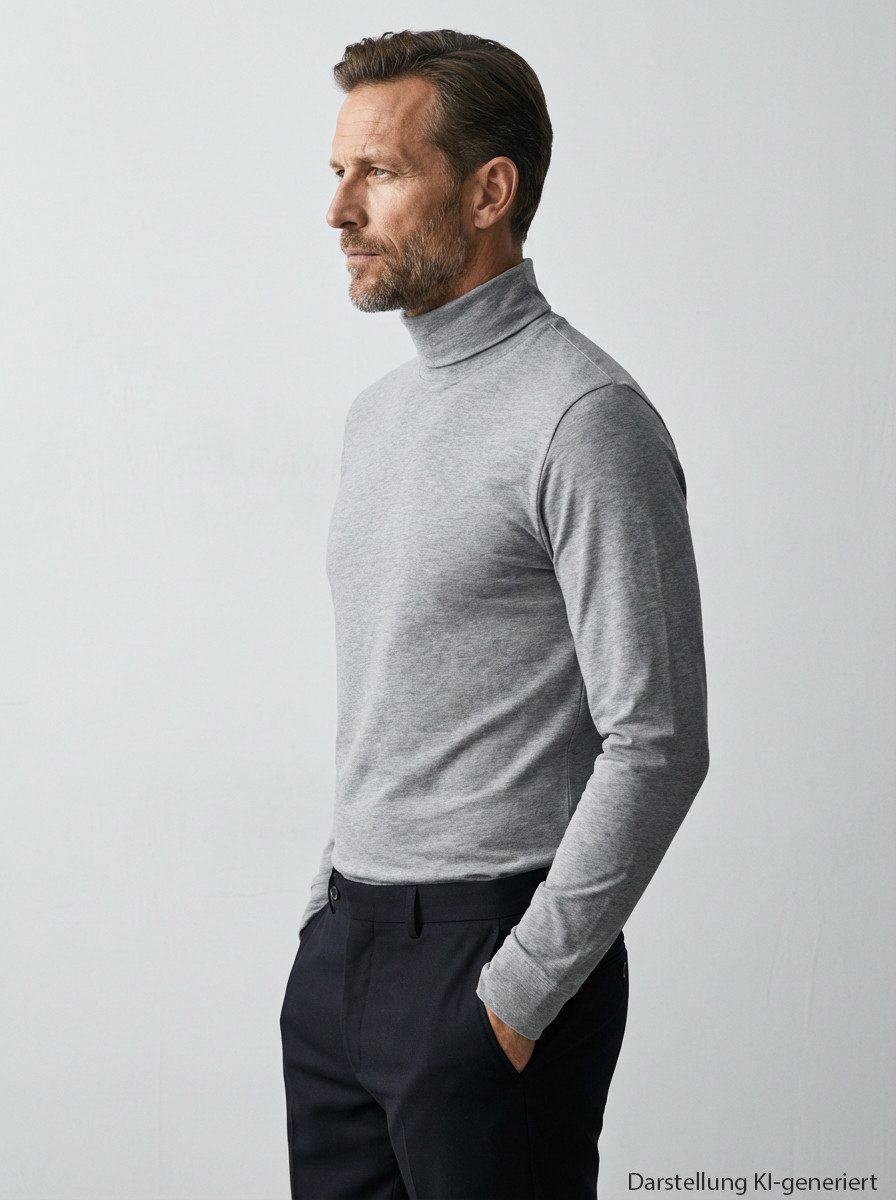 RAGMAN Longsleeve Basic aus feinstem Single-Jersey, hohe Formstbilität
