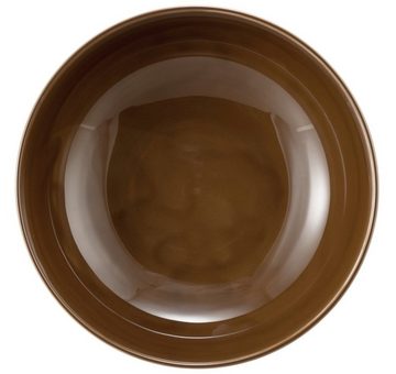 Seltmann Weiden Schale Terra Erdbraun uni Foodbowl 20 cm, Porzellan, (Bowls)
