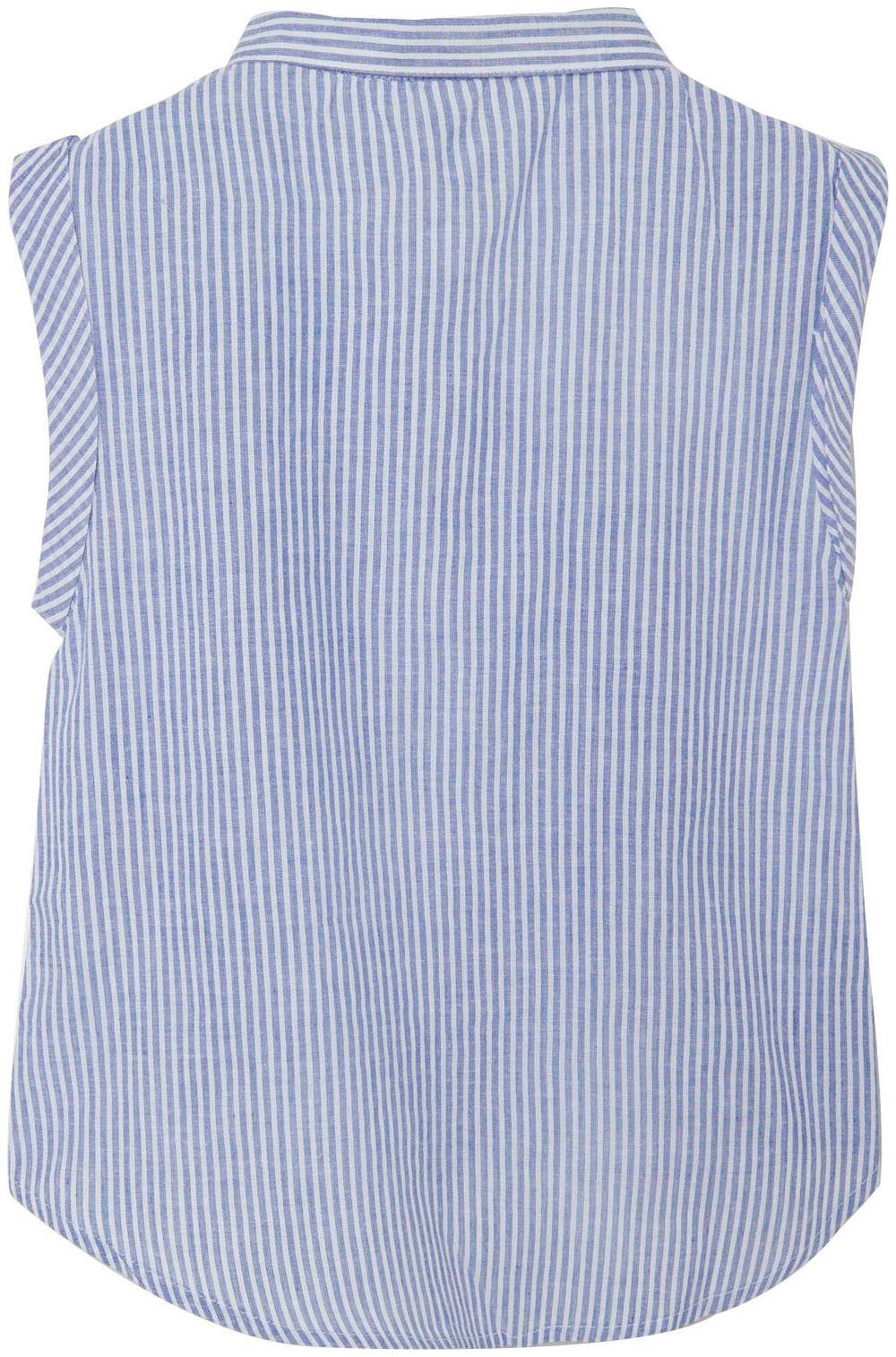 Name It Kurzarmbluse NKFFEMMA CAPSL SHIRT NOOS mit Knotendetail vorne am Saum – Bild 3 von 5