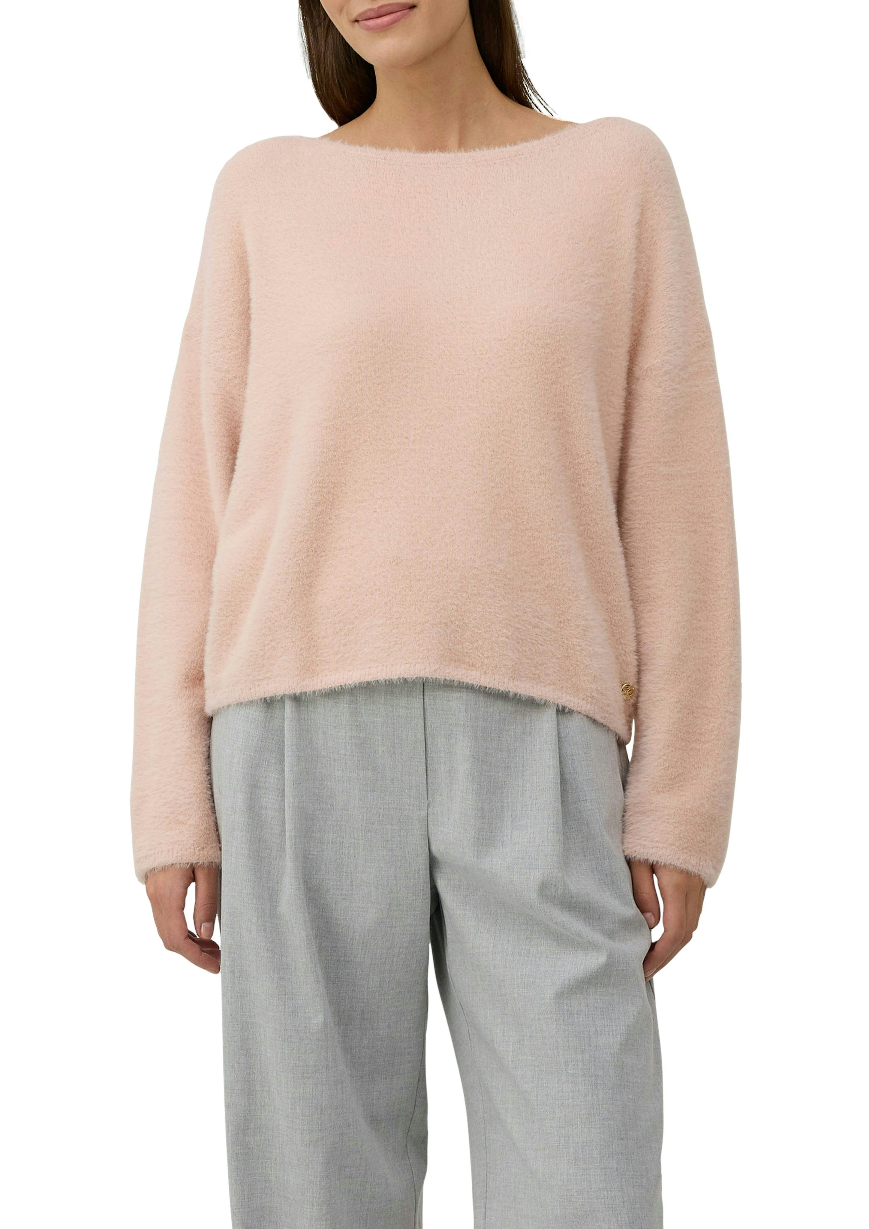 s.Oliver BLACK LABEL Strickpullover mit U-Boot Ausschnitt