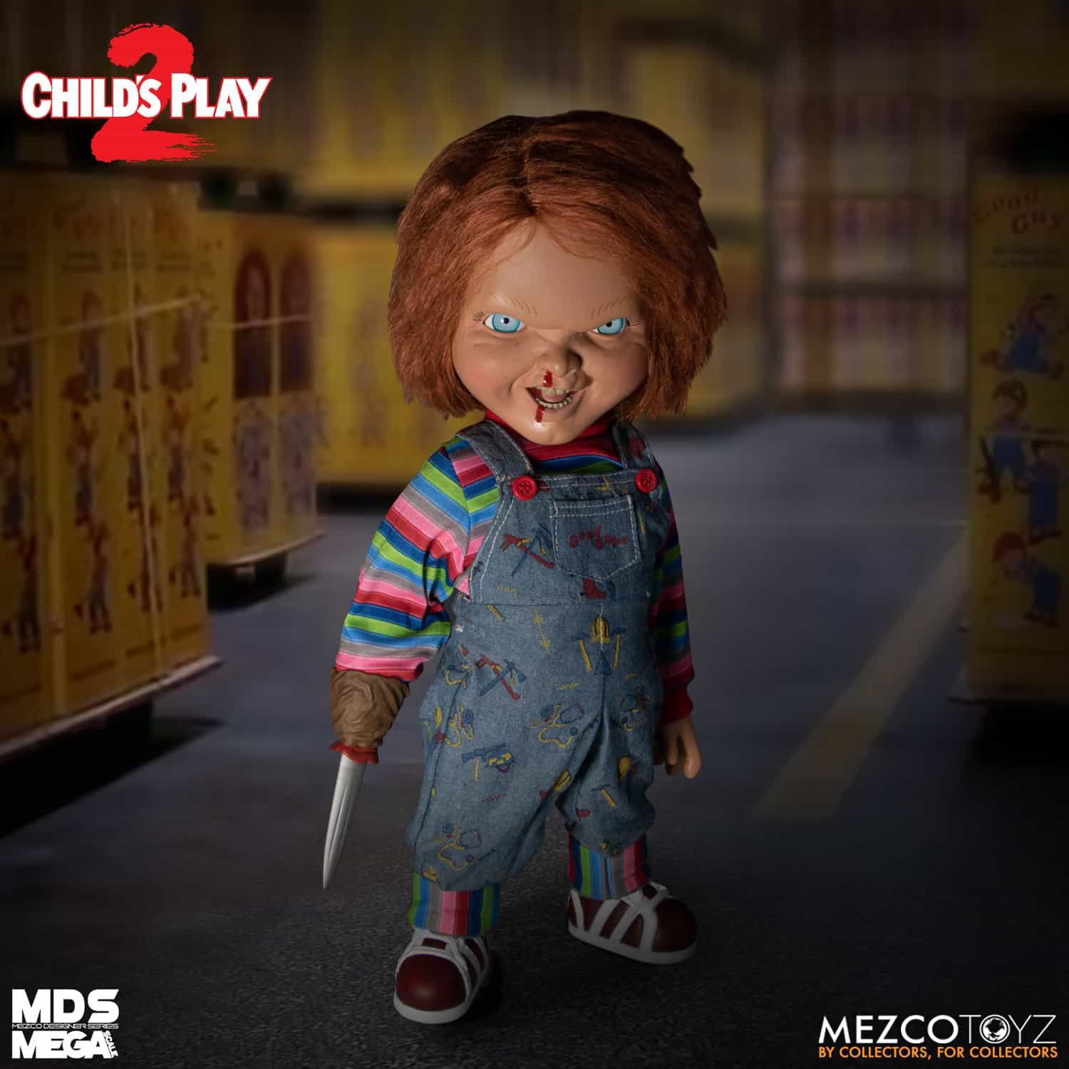 Close Up Actionfigur Child's Play 2 Chucky Puppe 15 Talking Mega Scale – Bild 3 von 5