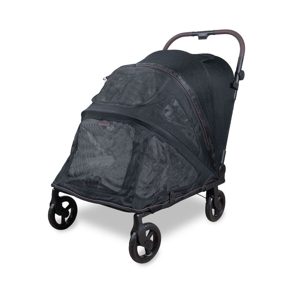 Wonderfold Hunde-Transportbox PFL Pet Large Premium Hundebuggy - Farbe: Jet Black