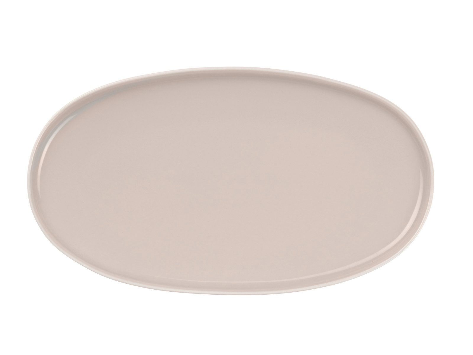 ASA SELECTION Servierplatte semana Platte oval tarama 28,5x16x2,2cm, Steinzeug, (Platte)