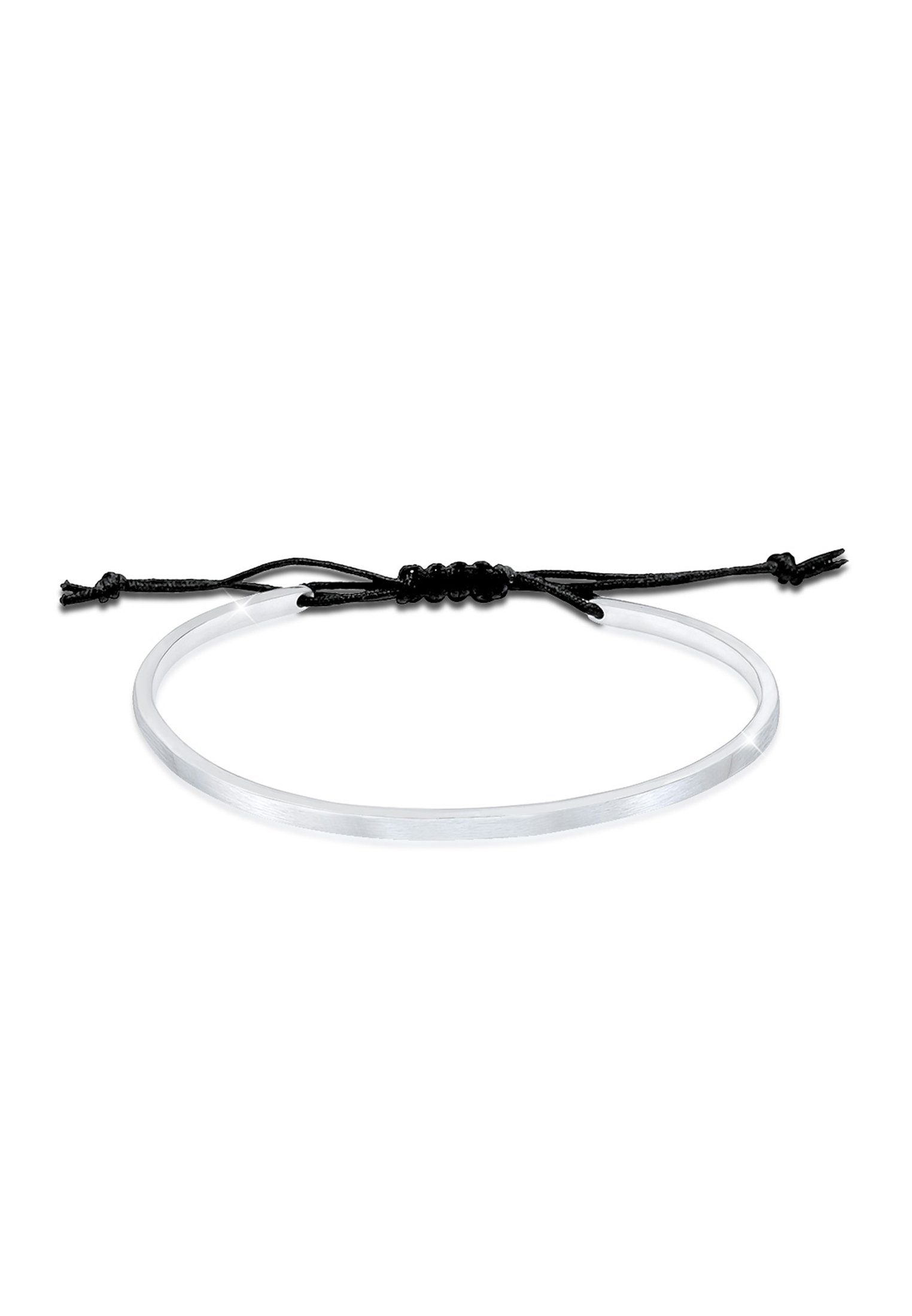 925 Matt Elli Armband Armreif Verstellbar Geo Silber, Geo Basic