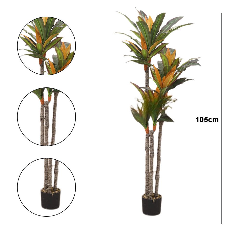 Künstliche Zimmerpflanze Künstliche Dracaena Pflanzen mit günstig online kaufen