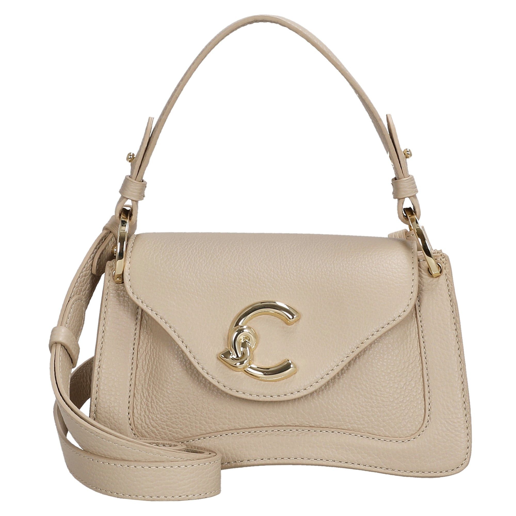 COCCINELLE Umhängetasche C-Me Mini - Umhängetasche 21 cm (sandshell)