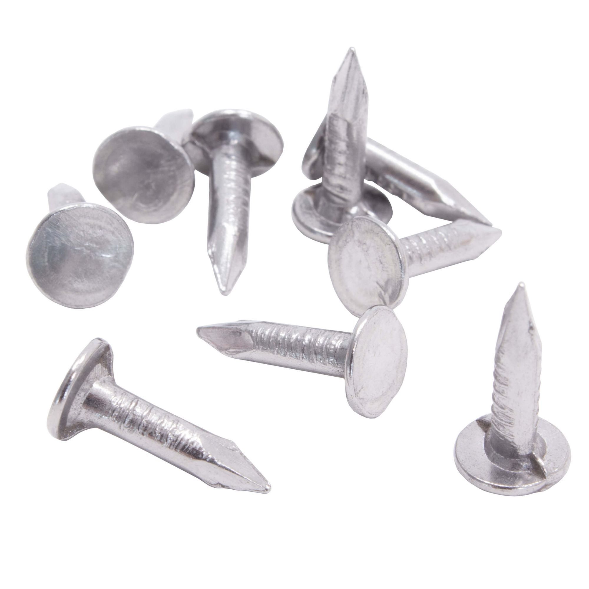 DAPRONA Dachschindeln Dachpappennägel, Dachpappstift, Pappnägel 20mm 2,5kg, Silber, Bitumenschindeln Zubehör für Gartenhaus, Carport