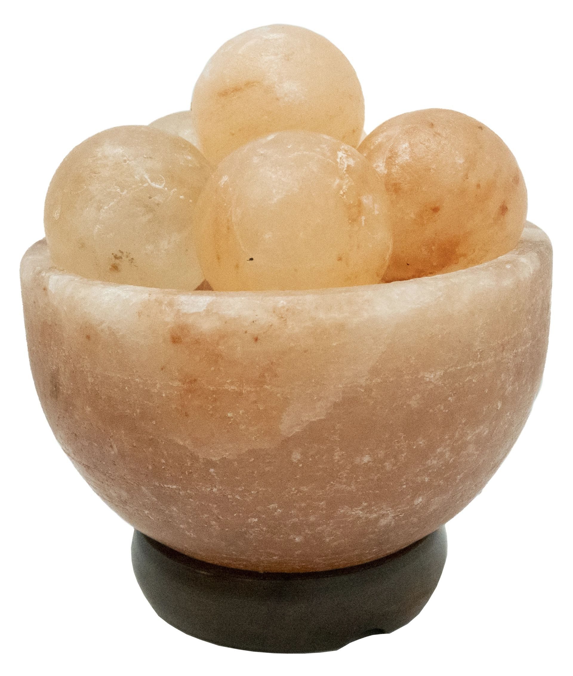 GLOBO LIGHTING Salzkristall-Tischlampe STONE, ohne Leuchtmittel, Salzstein, Dekolampe, Dekoleuchte, Salzkristalle