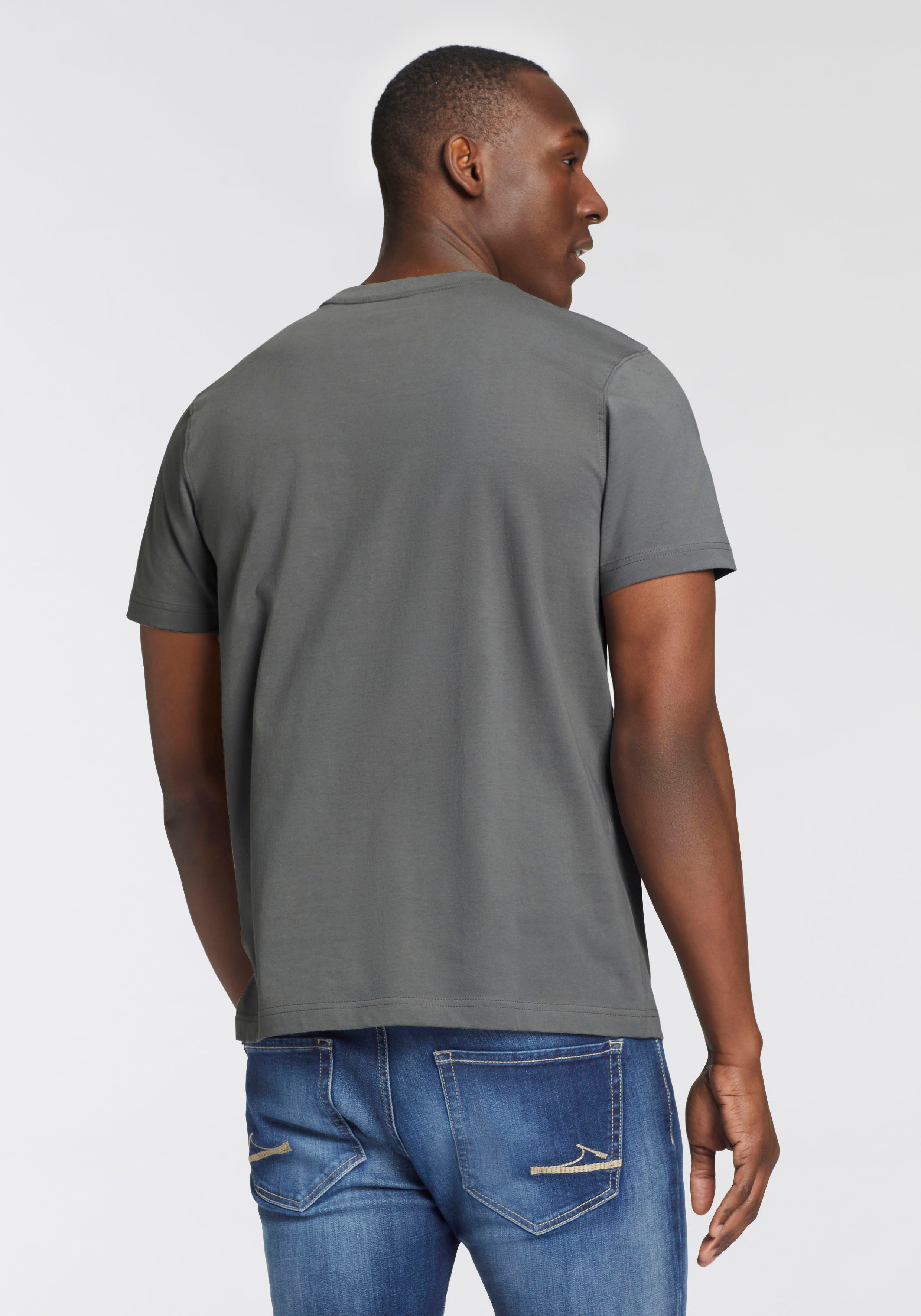 DELMAO T-Shirt Kurzarm, bedruckt, Rundhals, aus 100% Baumwolle