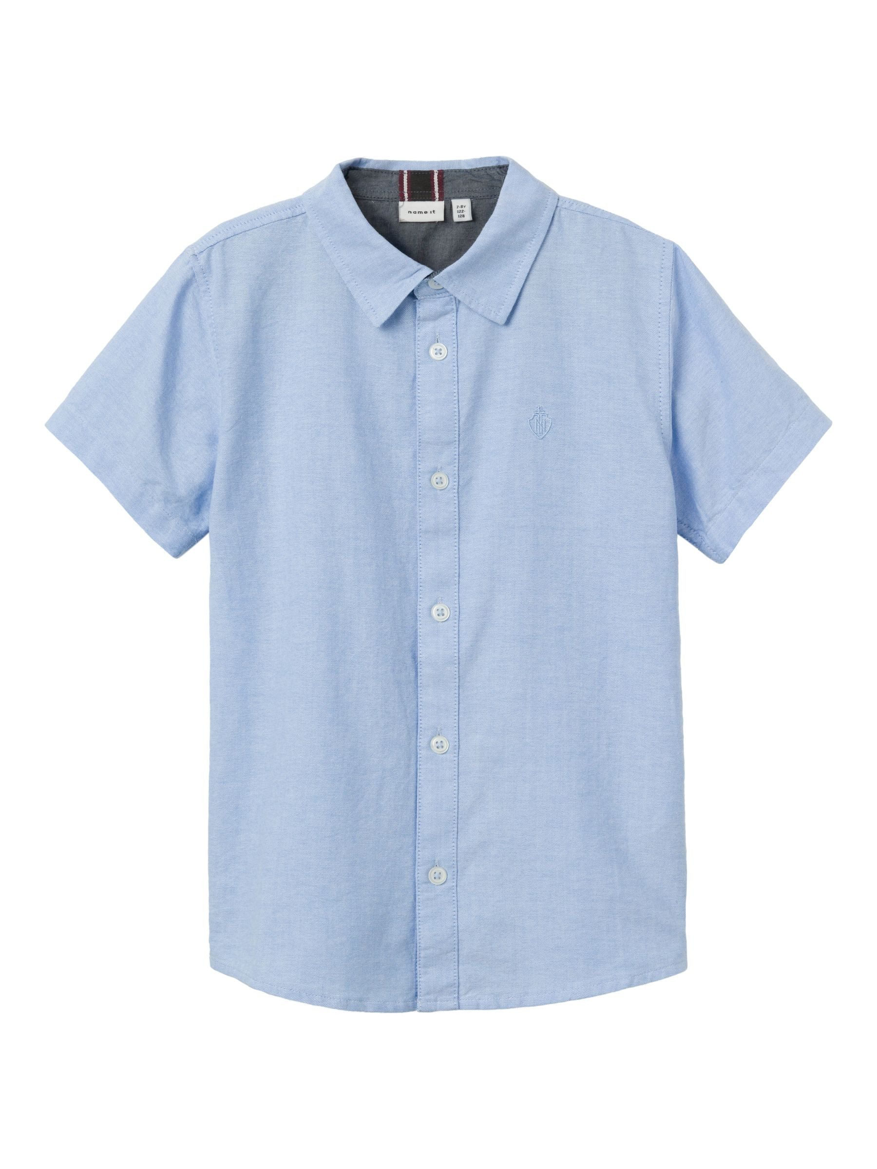T-Shirt Shirt mit Button-Down-Kragen und Logo