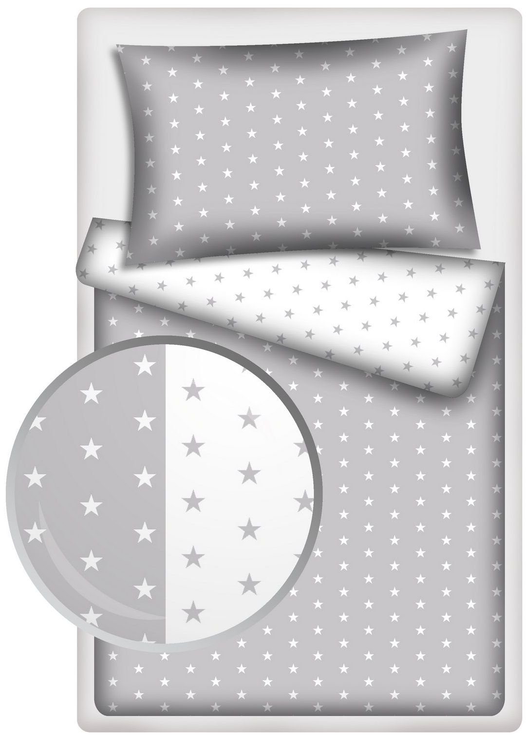 KiGATEX Kinderbettwäsche Kinder Wendebettwäsche 100% Baumwolle günstig online kaufen
