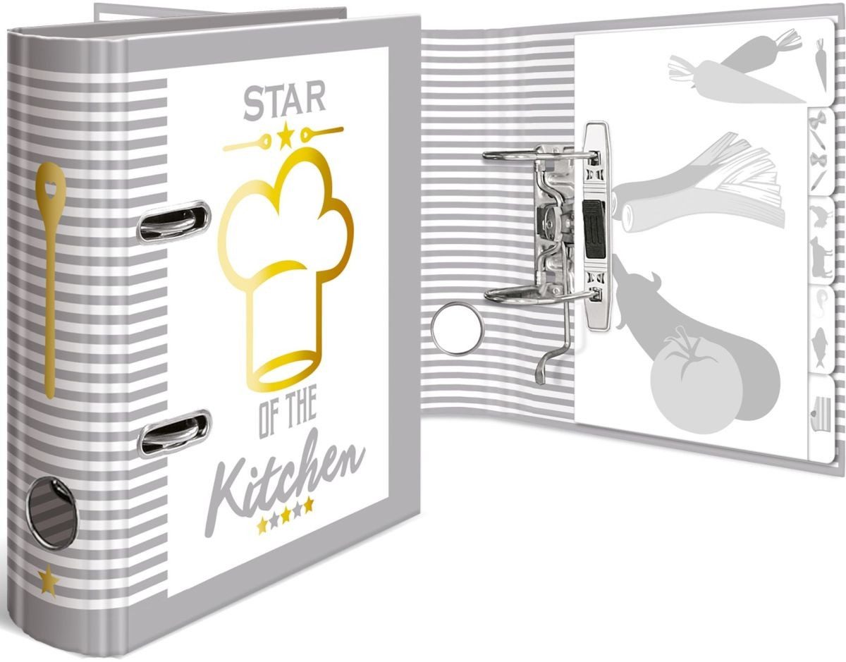 HERMA Aktenordner Rezeptordner A5 Star of The Kitchen