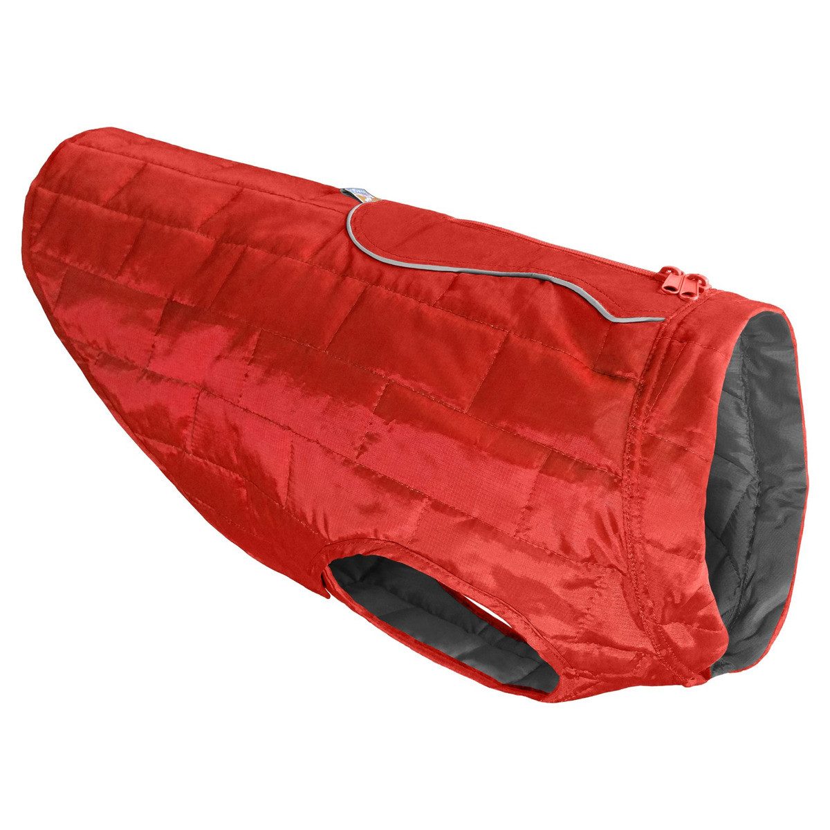 kurgo Hundemantel Hundejacke Loft Jacket chili rot/charchoal