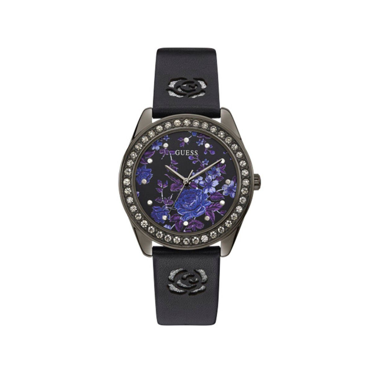 Quarzuhr Guess Armbanduhr Damenuhr W1277L1 Ø40mm Leder