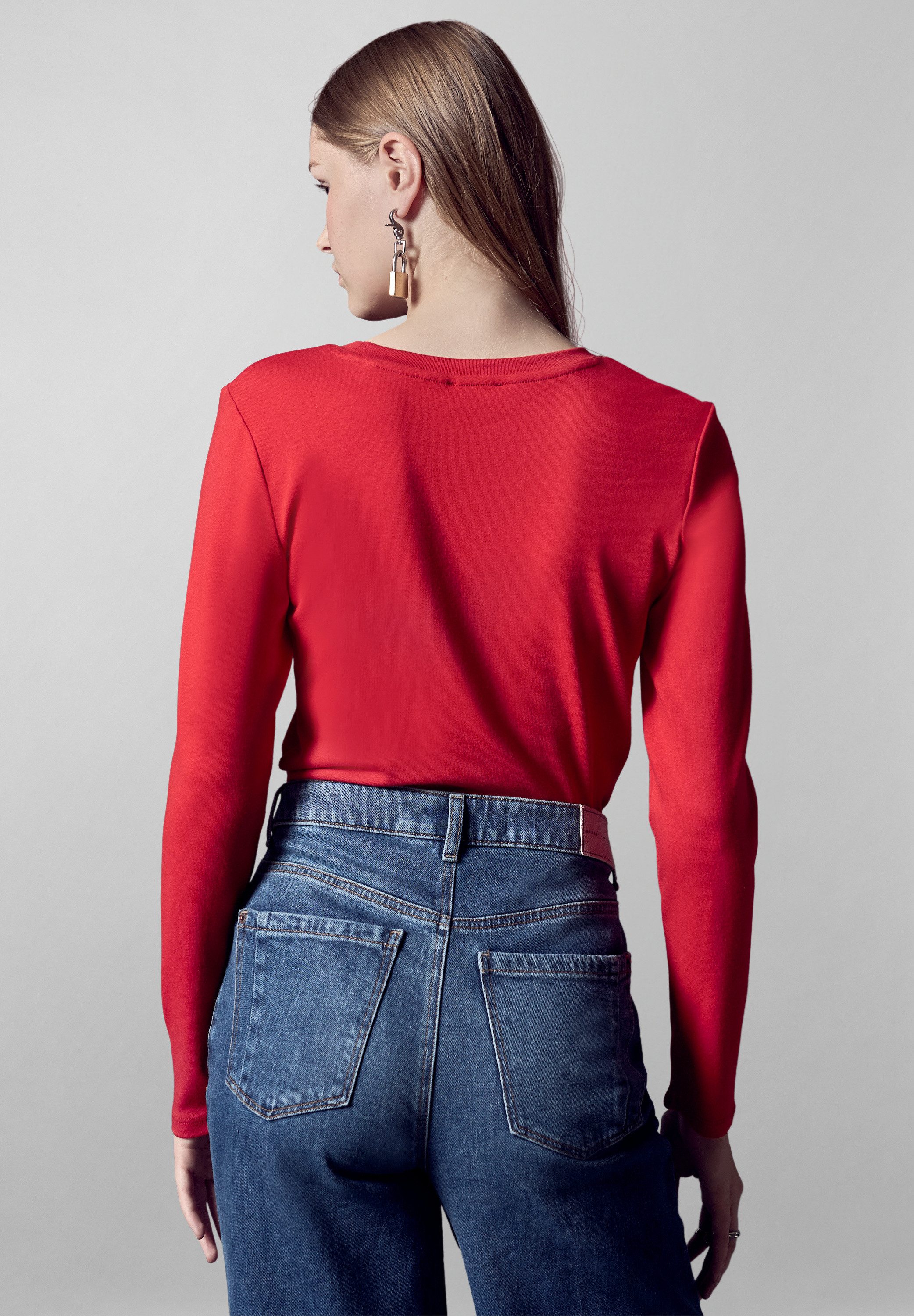 STREET ONE STUDIO Langarmshirt im soften günstig online kaufen
