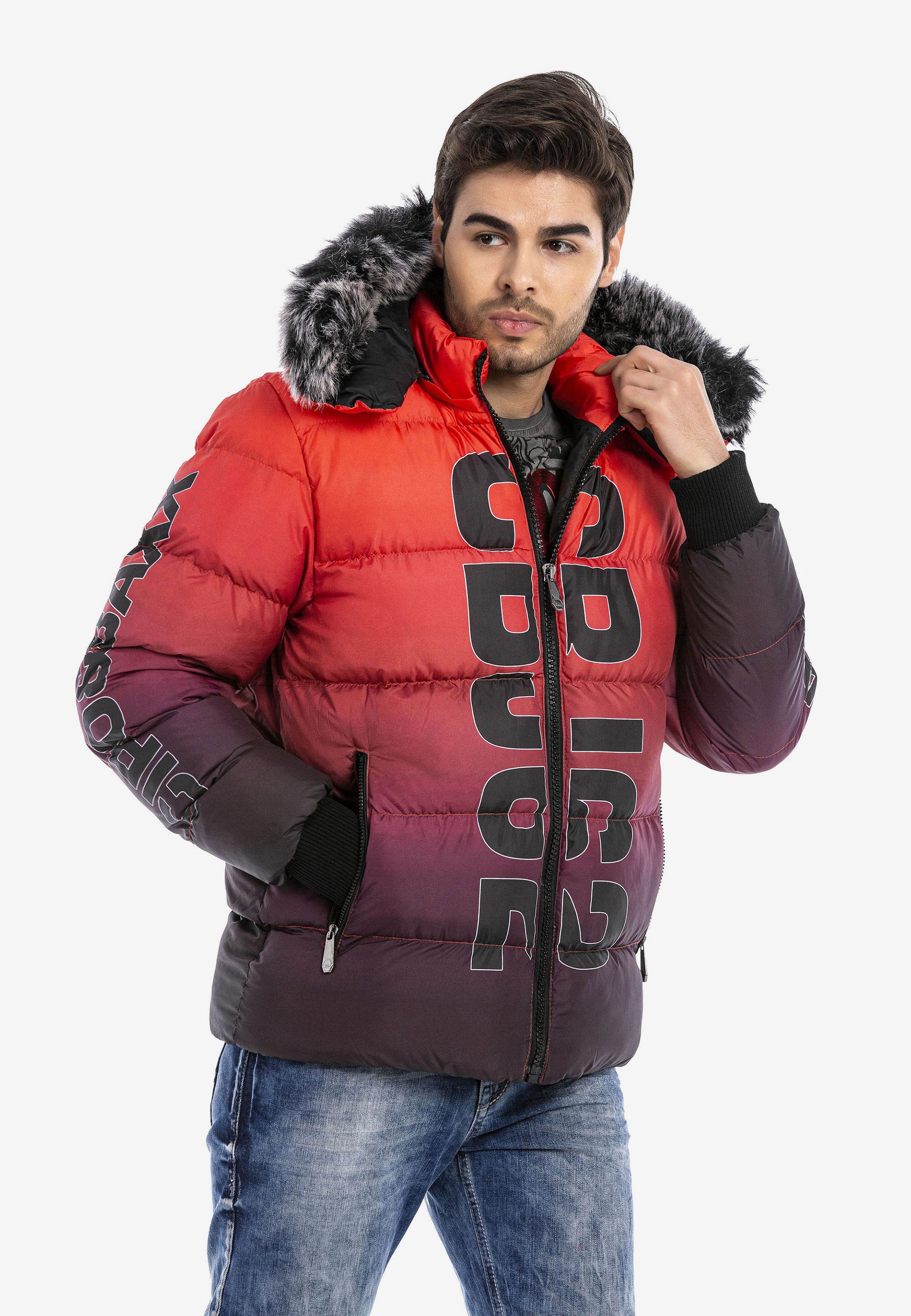 Cipo & Baxx Winterjacke Winterjacke mit Fabverlauf günstig online kaufen